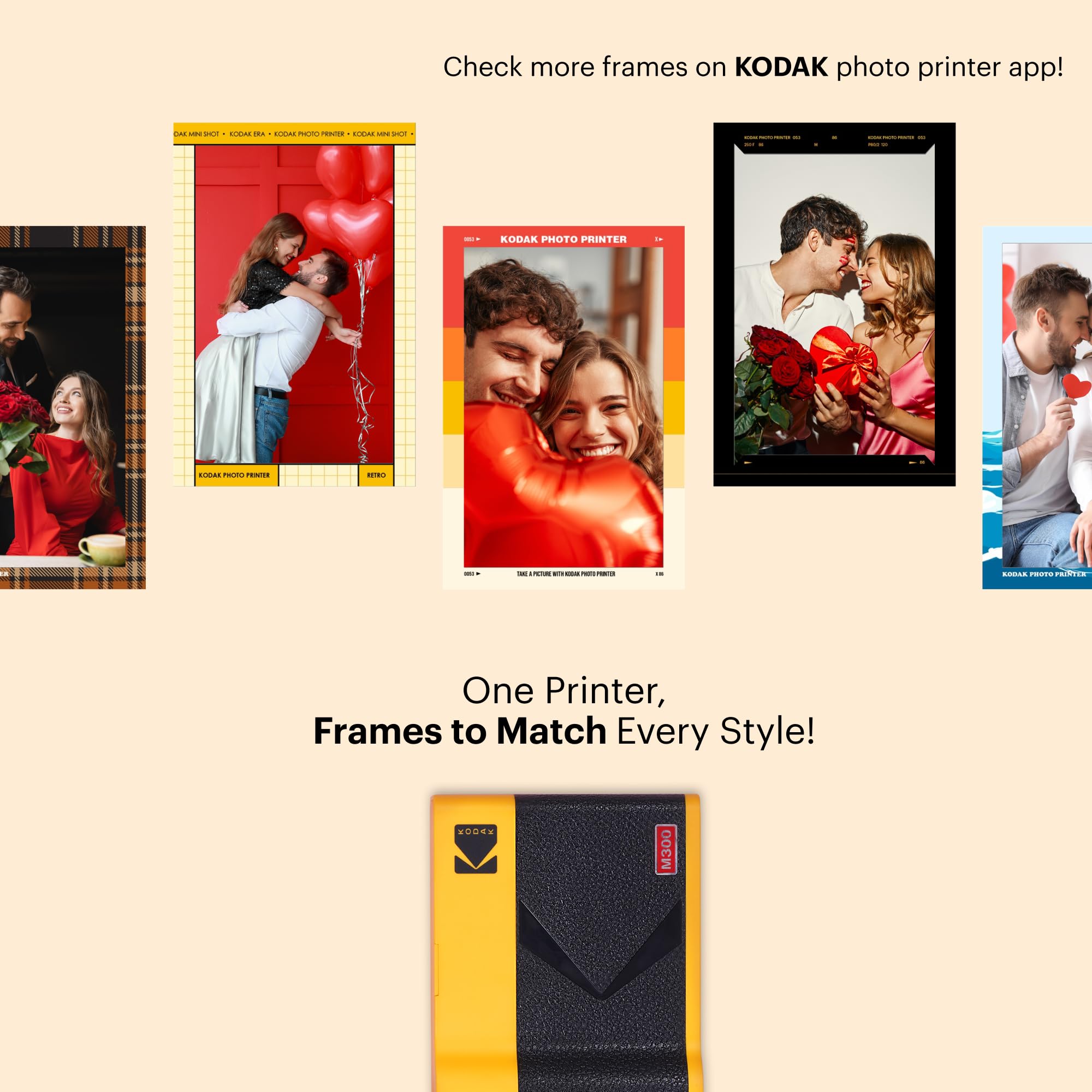 KODAK Mini 3 ERA 4PASS Portable Instant Photo Printer (Black) - Wireless Bluetooth, ZINK Zero Ink Printing Technology - Print 2x3