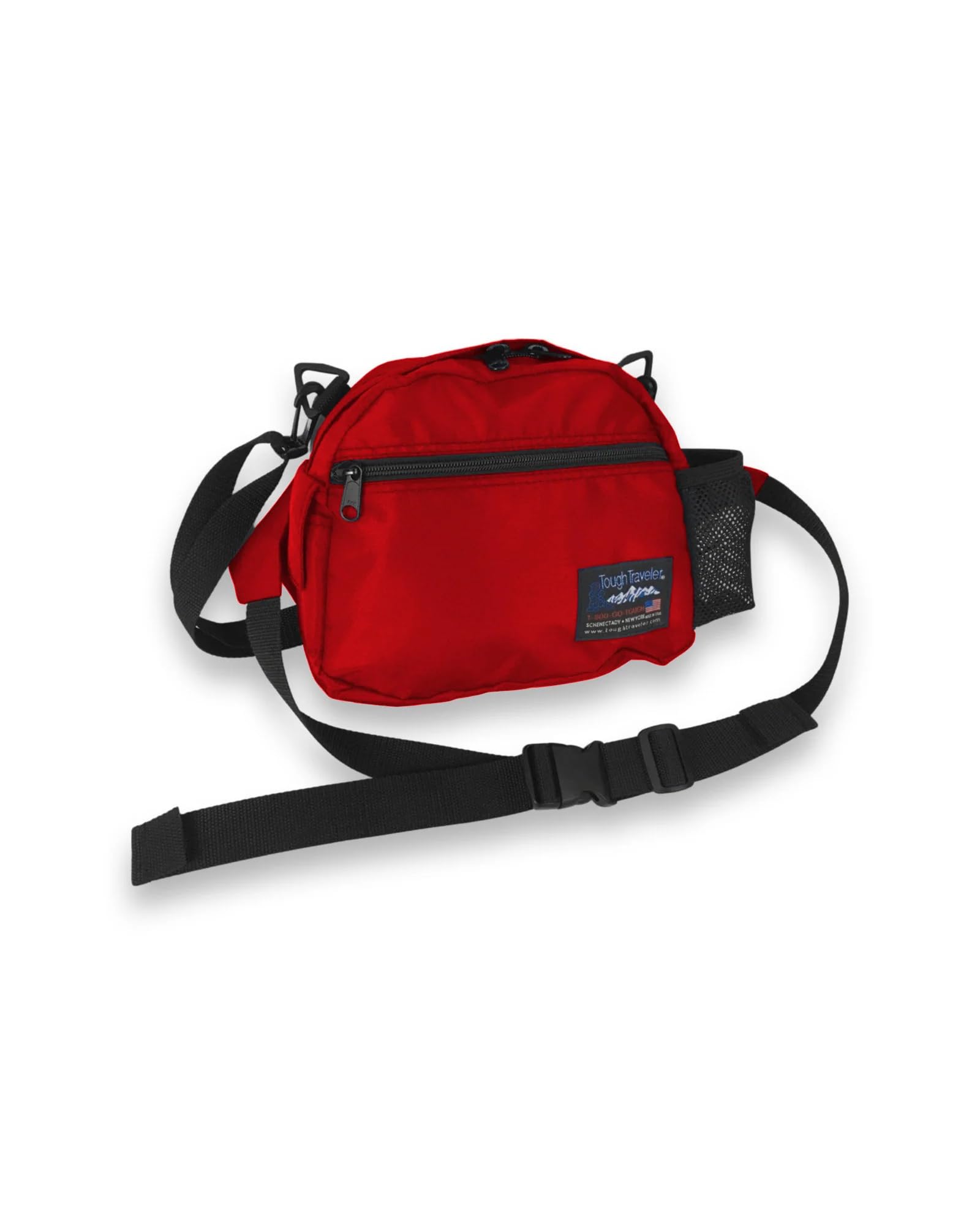 Premium Hugger Waistpack - Made in USA - Red - Perfect for Running, Hiking & Travel Accessories