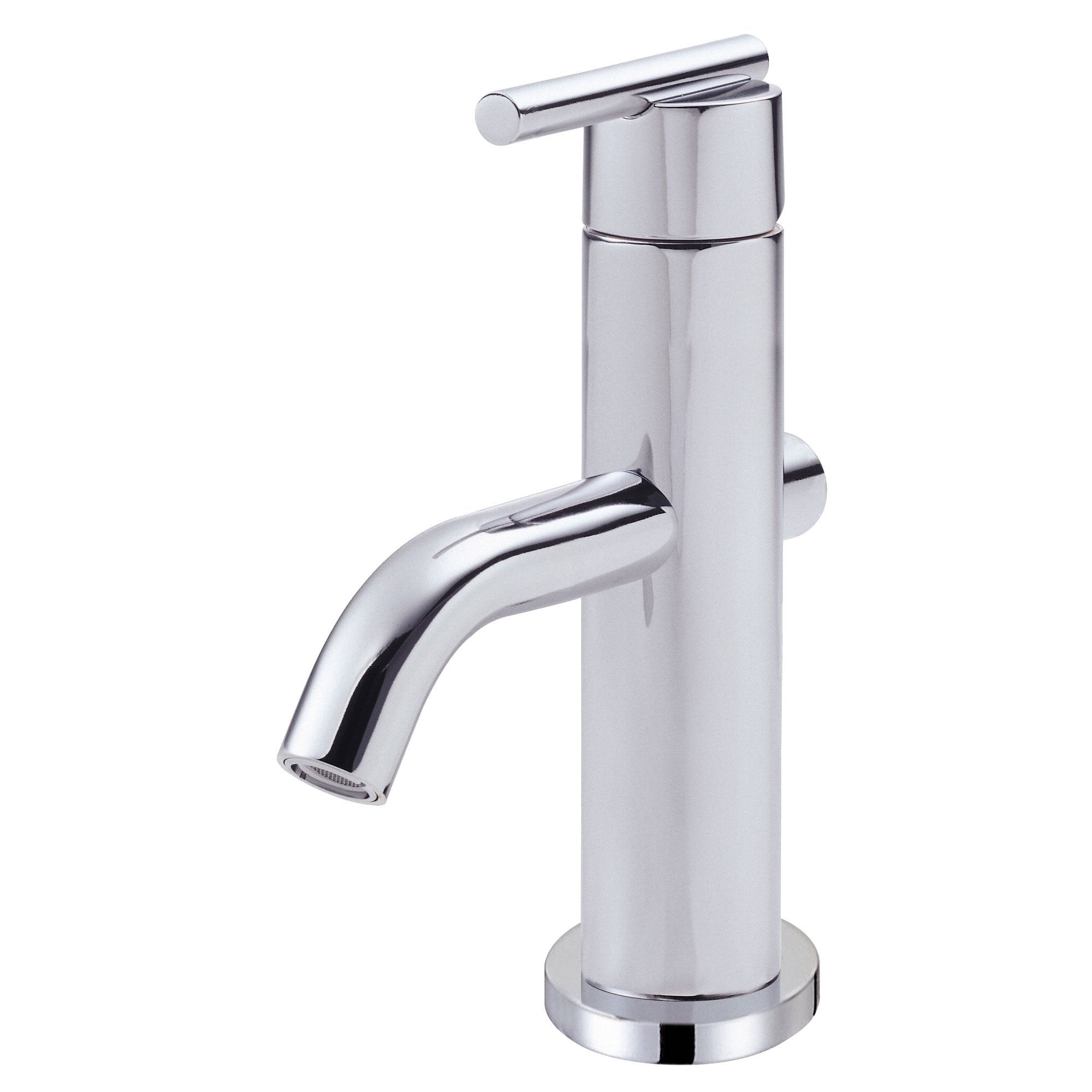 Danze Parma Chrome Single Hole 1 Handle Trimline Bathroom Faucet with Touch Drain - Modern Water-Saving Bathroom Sink Faucet for Home & Hotel Renovation