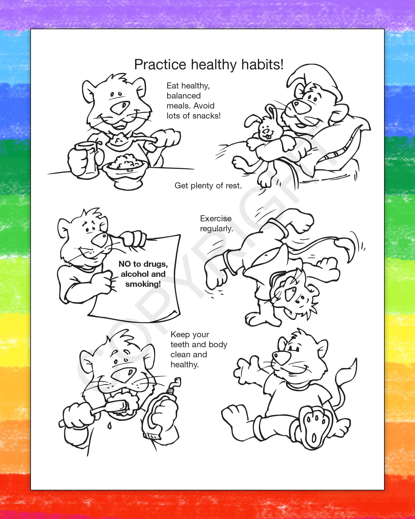 ZOCO Chiropractor Educational Coloring Books - 250 Bulk Pack (No Crayons Included) - Kids Learning Activities, Chiropractic Office Supplies - Perfect for Classroom, Birthday Parties & Doctor's Office Waiting Rooms