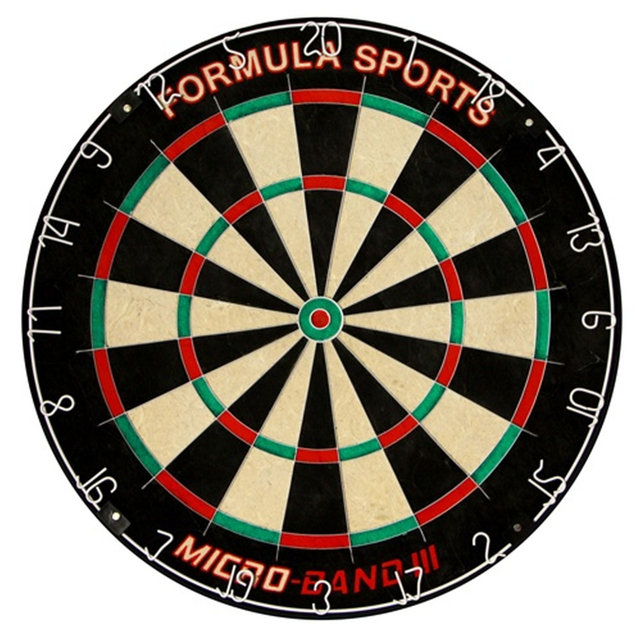 Formula Microband III Bristle Dartboard - Professional Tournament Dartboard for Home & Bar Games - Perfect for Indoor Sports & Entertainment