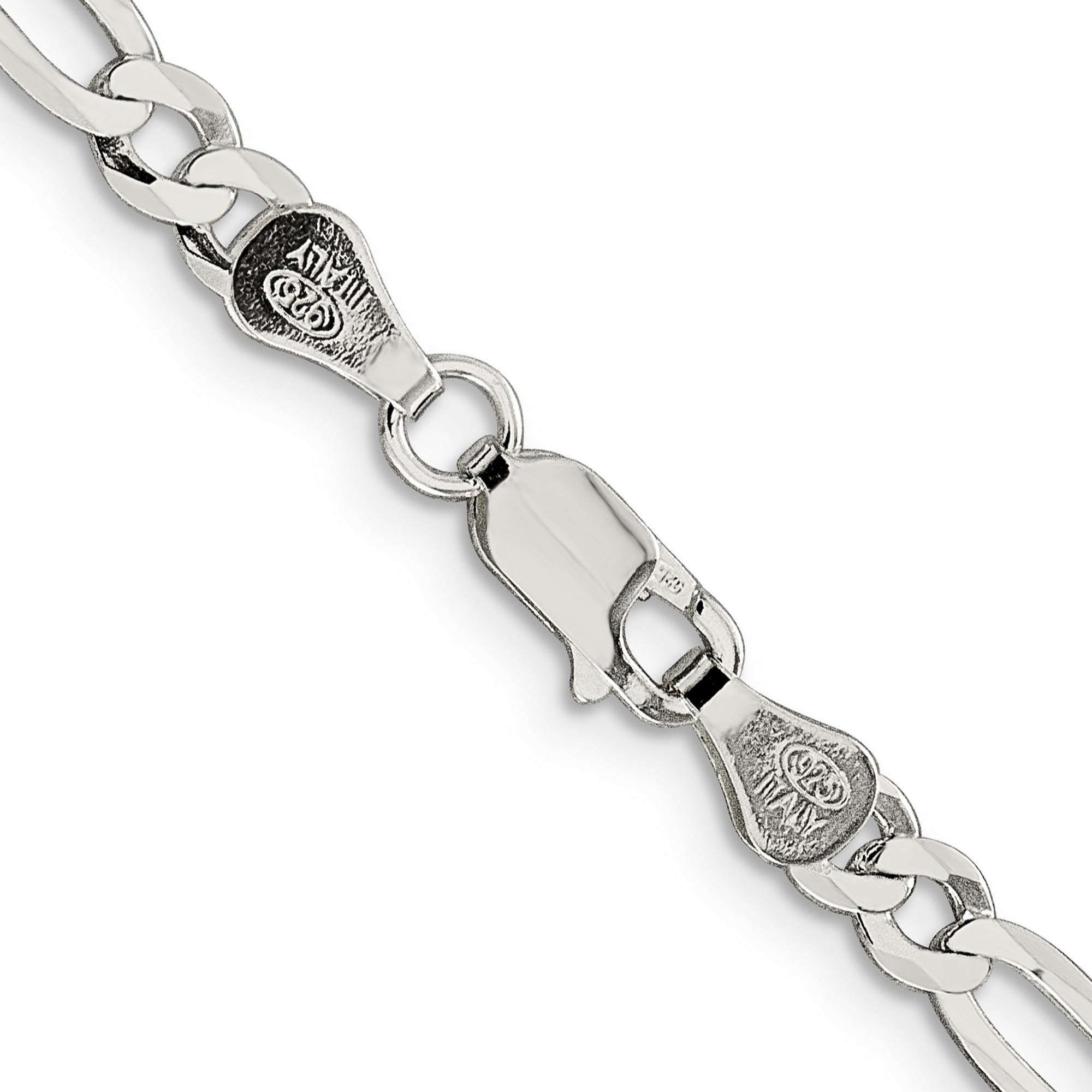 .925 Sterling Silver Lightweight Figaro Chain Necklace, Bracelet or Anklet - Dainty Jewelry for Women, Men & Teens - Perfect for Everyday Wear, Gifts & Special Occasions
