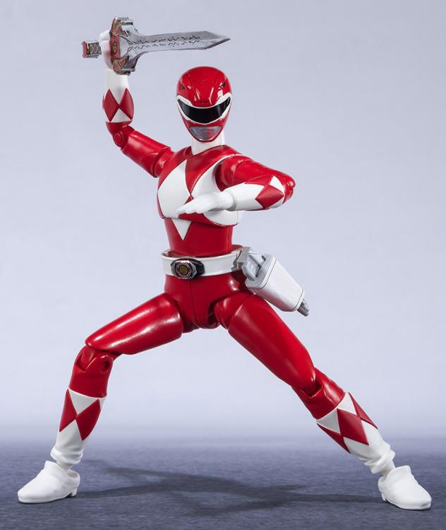Bandai Super Kyoryu Sentai Zyuranger (Mighty Morphin Power Rangers) 6-Piece Action Figure Collector's Set - Perfect for Display, Play & Power Rangers Fans Collection