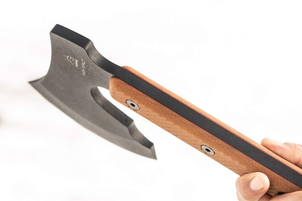TOPS Knives TPHIM01 High Impact Survival Axe - Tactical Camping, Bushcraft & Outdoor Adventure Tool for Hiking, Hunting & Emergency Preparedness