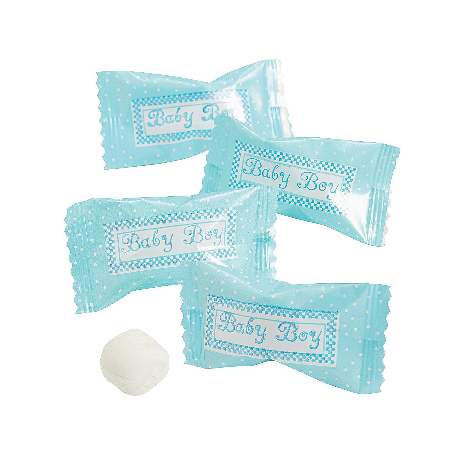 Buttermint Candies - 108 Individually Wrapped Mints for Baby Showers, Gender Reveal Parties & Celebrations - Perfect for 'It's A Boy!' Announcements