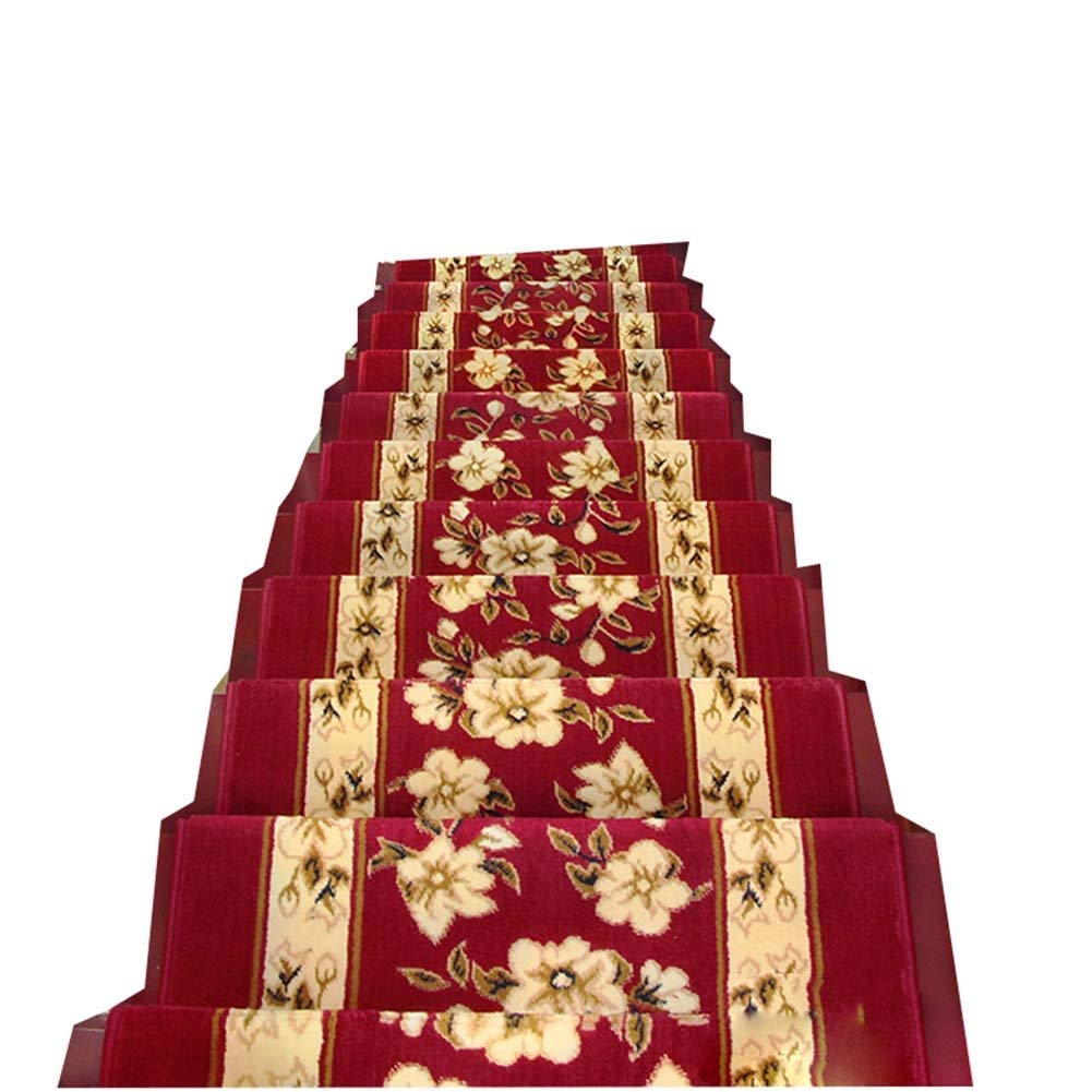 Non-Slip Carpet Stair Treads - Washable Safety Rug Treads for Indoor/Outdoor Stairs (5pcs, 65x24+3cm) - Perfect for Home, Office, and High-Traffic Areas