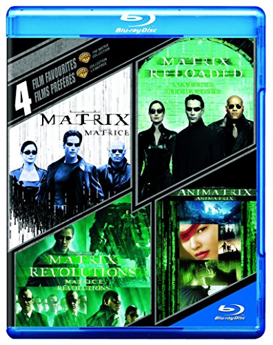 The Matrix Collection Blu-ray - 4 Film Favorites (Bilingual) | Ultimate Sci-Fi Action Movie Series for Home Theater & Collector's Edition