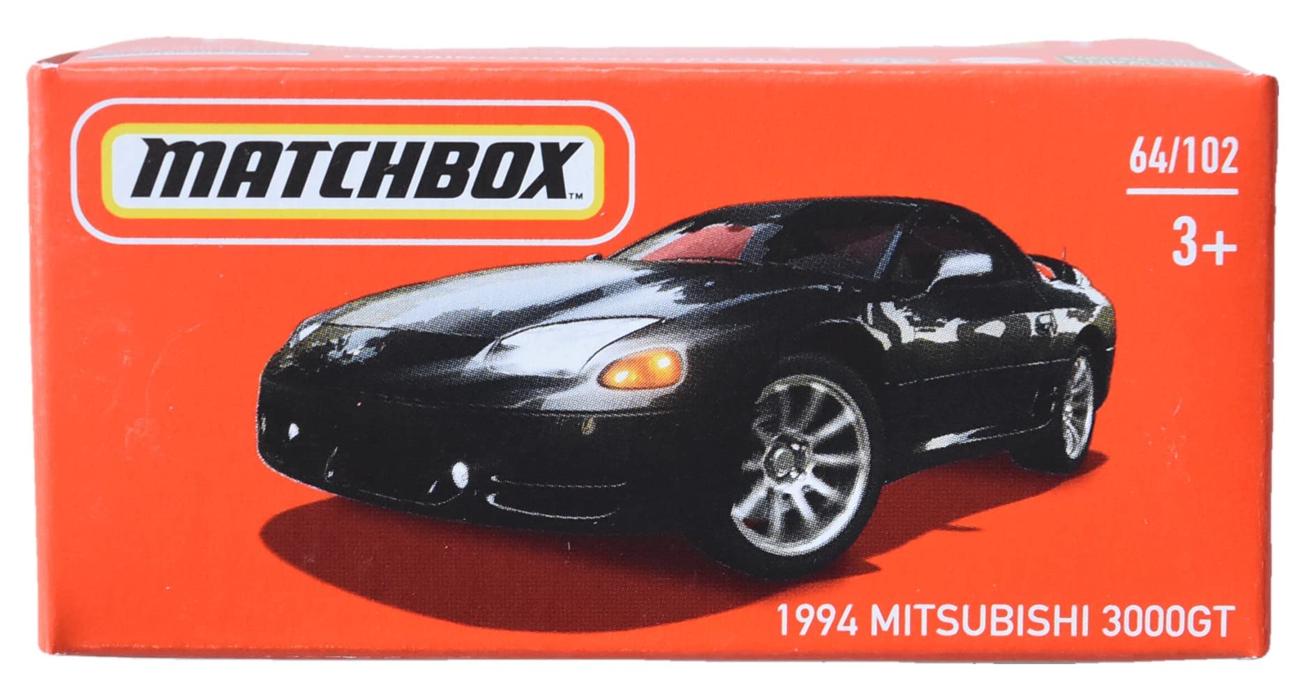 Hot Wheels Matchbox 1994 Mitsubishi 3000GT Die-Cast Toy Car - Collectible Vintage Model for Kids & Adults - Perfect for Display, Play & Car Enthusiast Collections