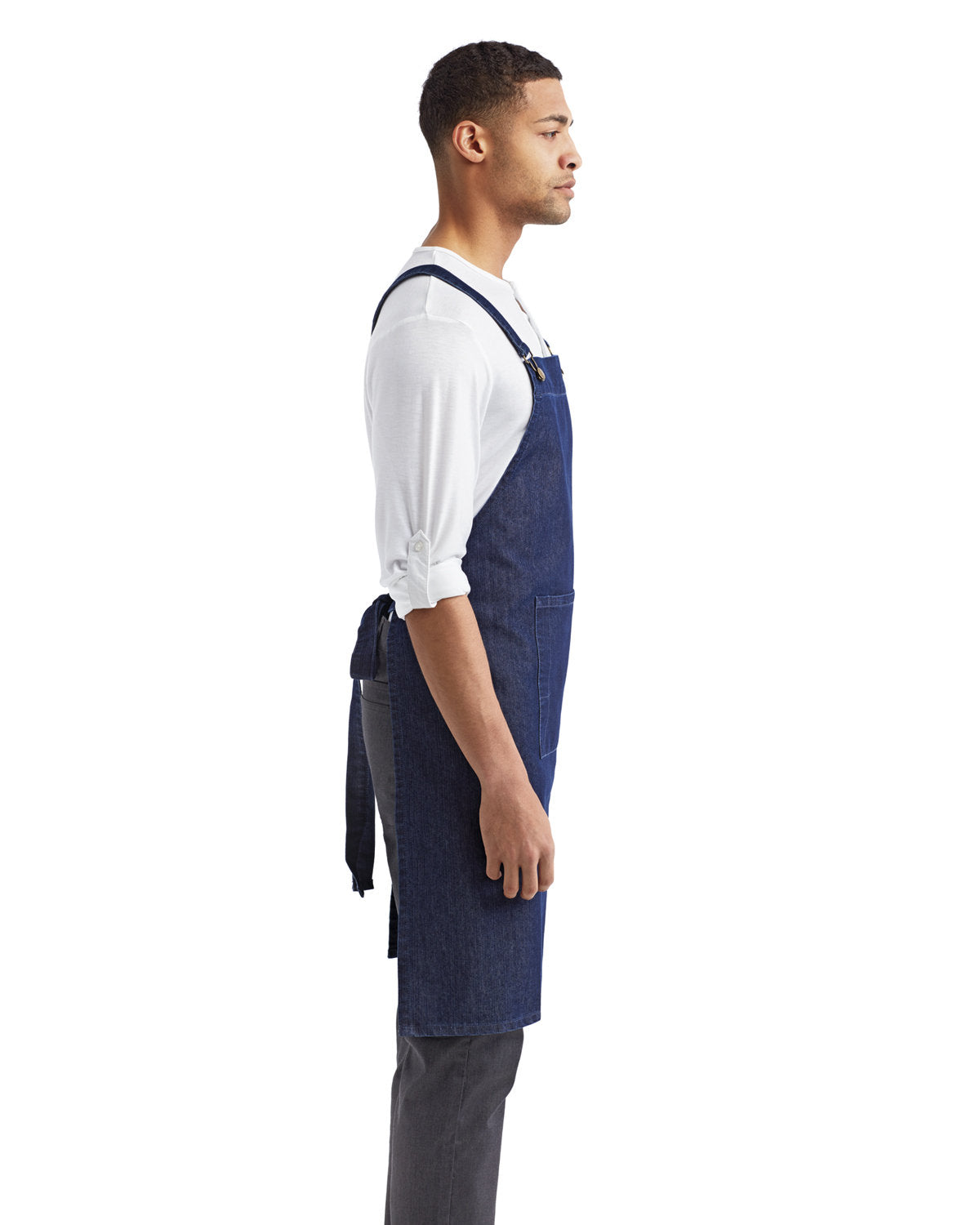 Reprime RP129 Cross Back Barista Apron - Professional Barista Apron for Coffee Shops & Cafes, Adjustable Straps, Durable & Stylish - Perfect for Baristas, Home Brewers & Coffee Enthusiasts