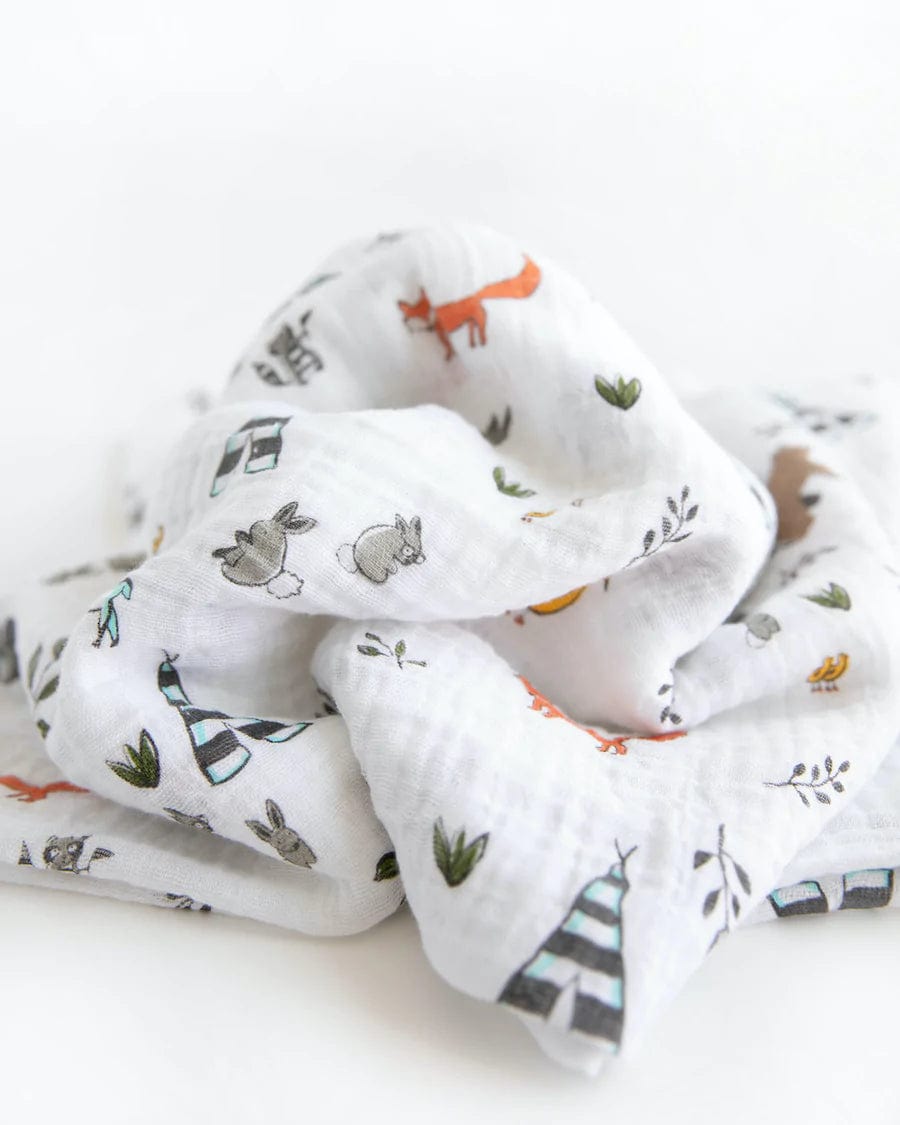 Little Unicorn 100% Cotton Muslin Swaddle Blanket - Soft Baby Swaddles for Newborns, Breathable & Lightweight for Nursery, Travel & Photo Shoots