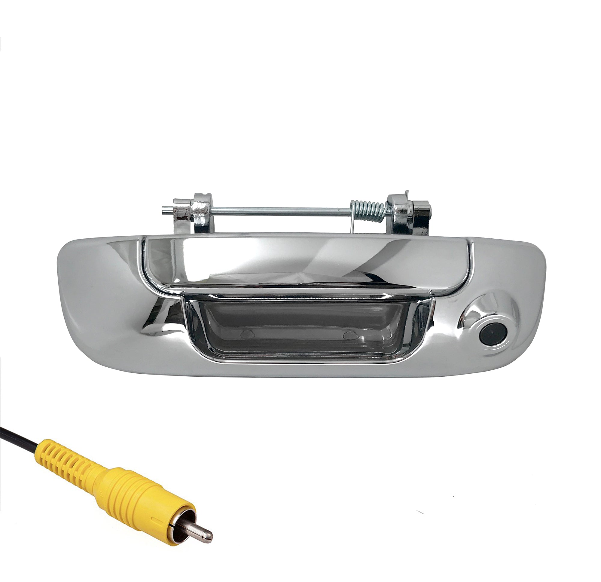 2002-2008 Dodge Ram Chrome Replacement Tailgate Handle with Backup Camera - Heavy Duty Truck Accessory for Enhanced Safety & Style