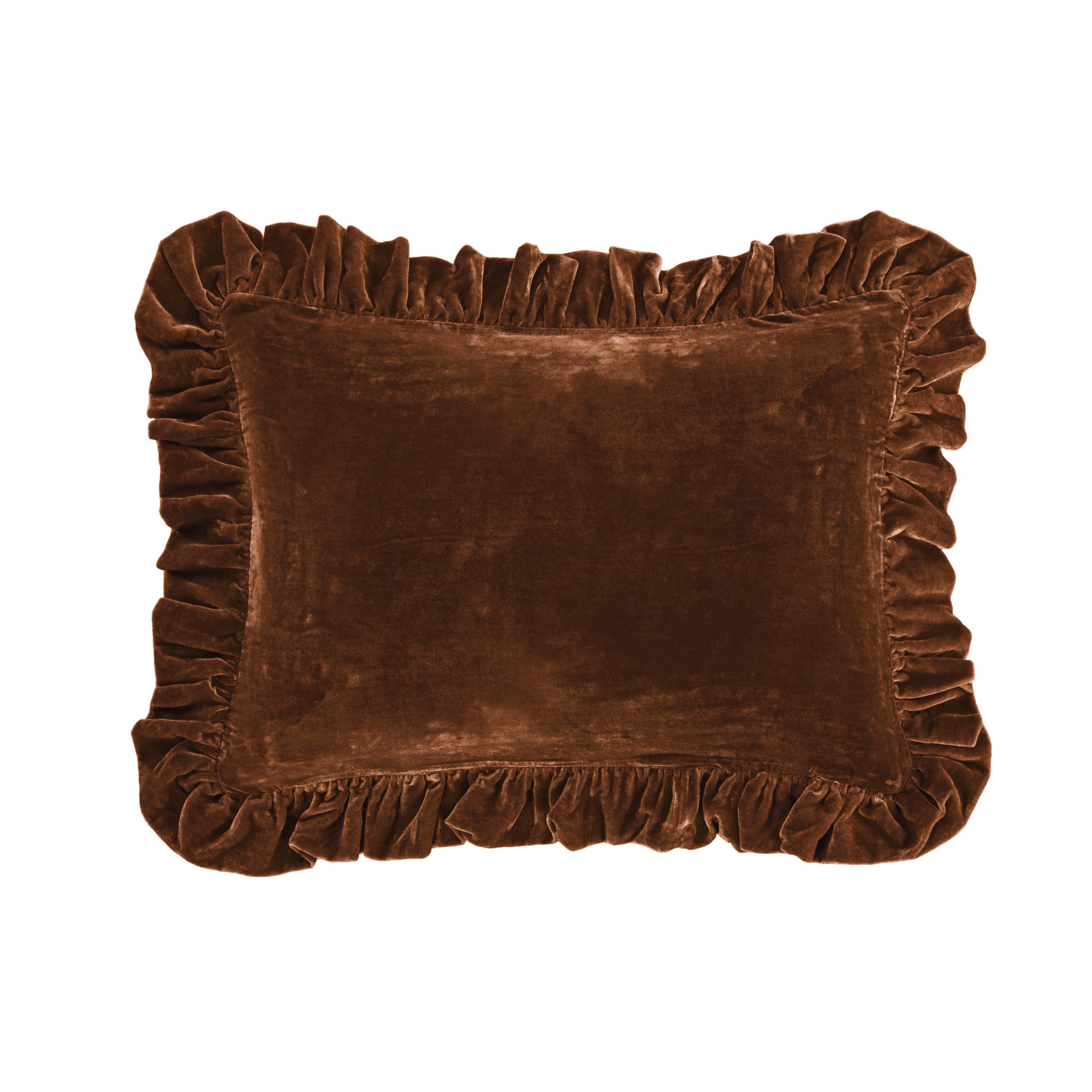 Luxury Stella Faux Silk Velvet Oblong Pillow - Soft Decorative Throw Cushion for Sofa, Bed & Home Decor - Elegant Living Room & Bedroom Accent Pillow