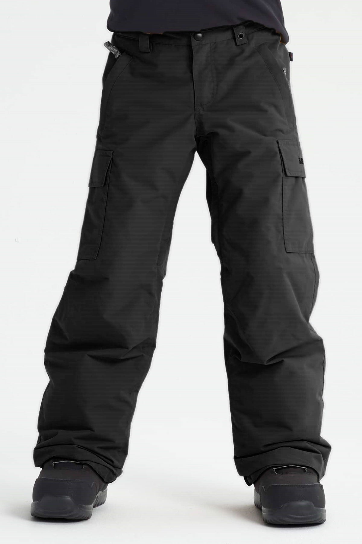 Burton Boys Exile Cargo Pants for Kids - Durable Black Outdoor Adventure Pants for Hiking, Camping & School Wear
