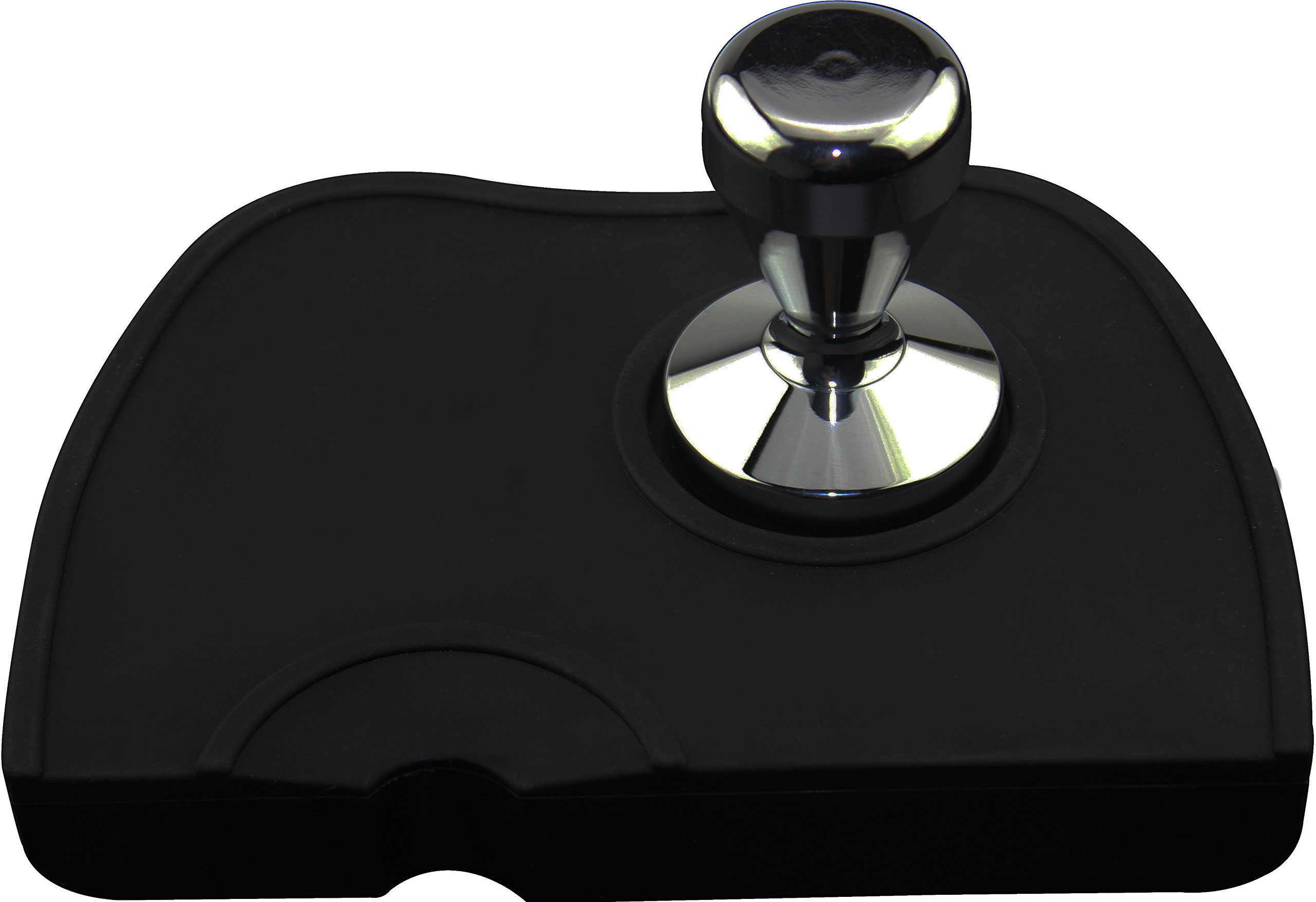 Apexstone 8x6 Inch Silicone Coffee Tamper Mat - Non-Slip Espresso Tamping Station for Baristas & Home Brewing - Perfect for Coffee Shops, Kitchen Countertops & Espresso Machines