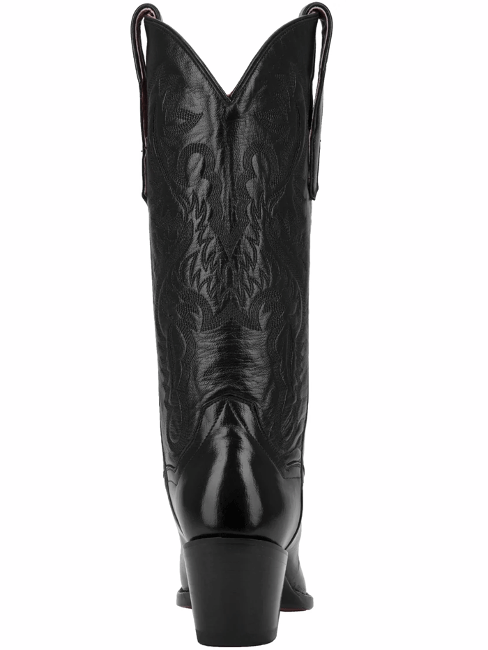 Dan Post DP3200 Women's Maria Leather Boots - Black | Western Cowgirl Boots for Casual Wear, Country Dancing & Outdoor Events