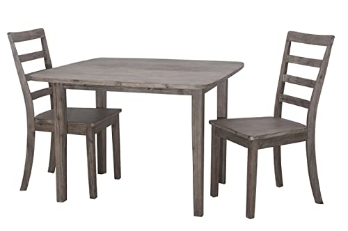 Premium Boulder Dining Set - 5-Piece Outdoor Patio Furniture with Table & Chairs - Weather-Resistant for Garden, Backyard, Deck, and Poolside Use