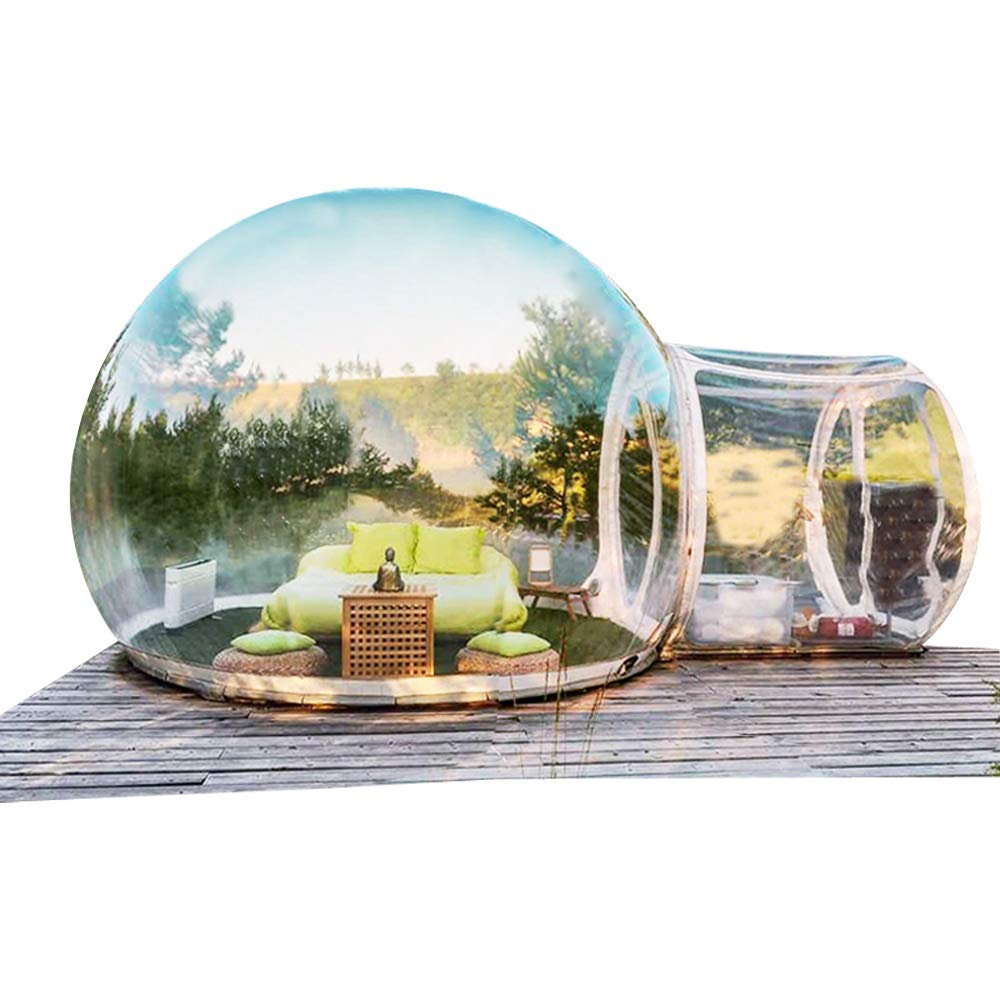 Premium Inflatable Bubble Tent - Waterproof Transparent Outdoor Dome with Blower for Camping, Music Festivals & Stargazing | Perfect for Backyard Parties, Glamping & Outdoor Adventures