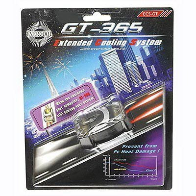 Evercool GT 365 PWM Fan Controller with Auto Shutdown - High Performance PC Cooling System for Gaming Rigs and Workstations - Perfect for Overclocking and Temperature Management