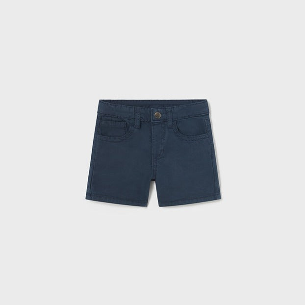 Baby Boys' Basic 5-Pocket Twill Shorts - Navy Blue | Comfortable Cotton Casual Shorts for Toddlers & Kids | Perfect for Playtime, Summer Outfits & Everyday Wear