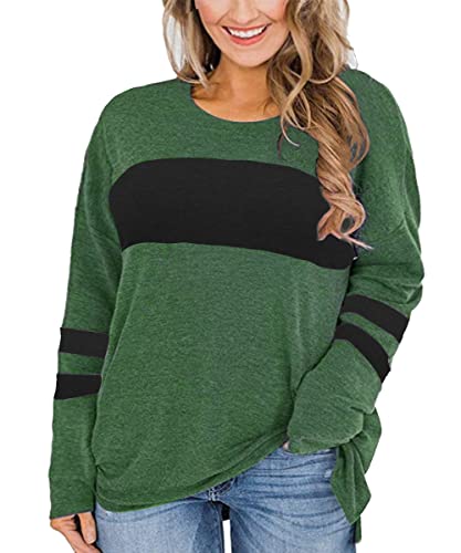 TIYOMI Plus Size Women's Long Sleeve Tops - Crewneck & V-Neck Tunic Blouses, Shirts, Pullovers & Sweatshirts | Casual Wear, Office Outfits & Layering Essentials