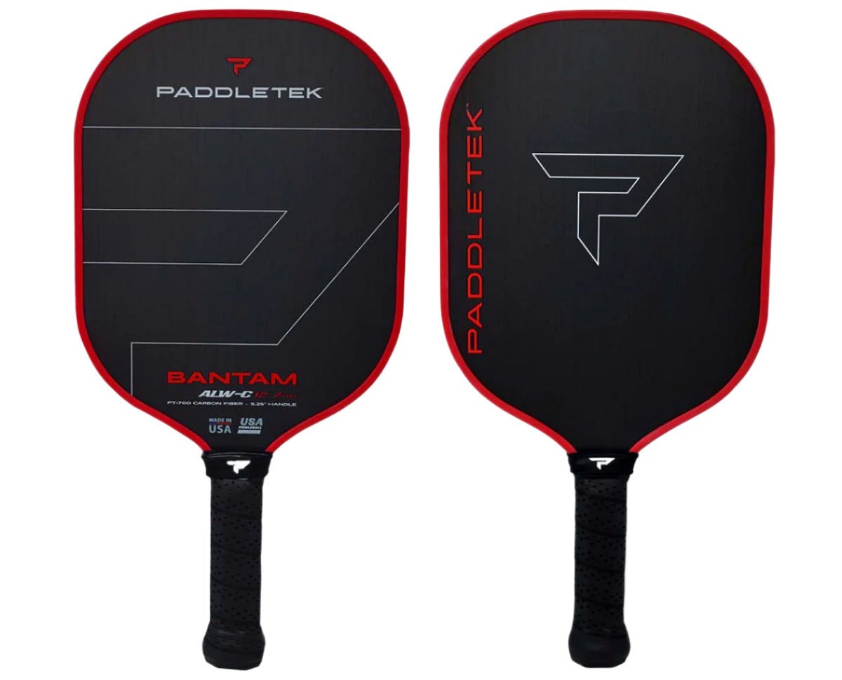 Paddletek Bantam ALW C 12.7 Pickleball Paddle - Lightweight Carbon Fiber Paddle for Competitive Play & Outdoor Recreation | Perfect for Tournaments, Backyard Games & Fitness Training