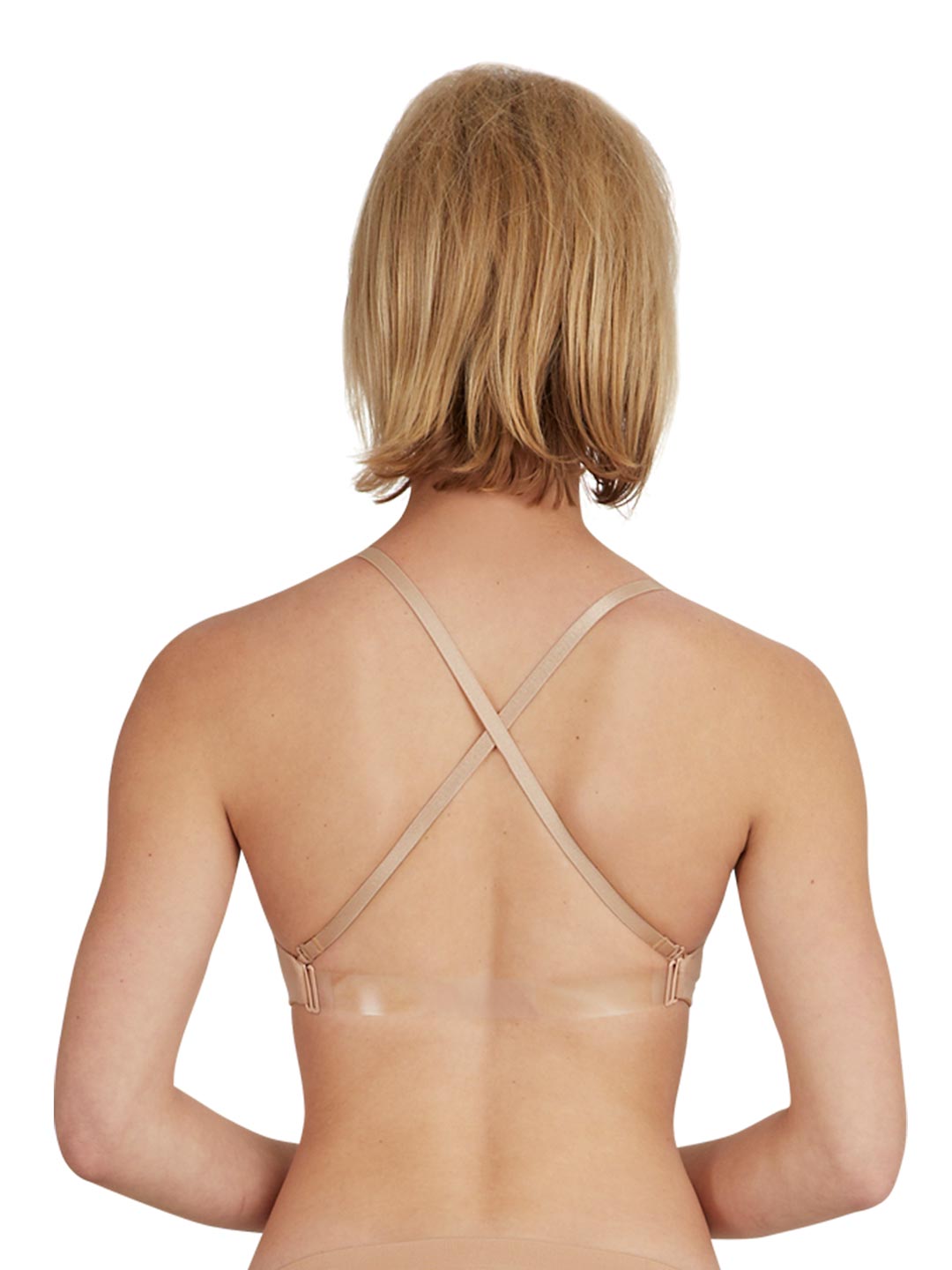 3683 Clear Back Bra - Comfortable & Supportive Transparent Straps for Women - Perfect for Backless Dresses, Formal Wear & Everyday Use