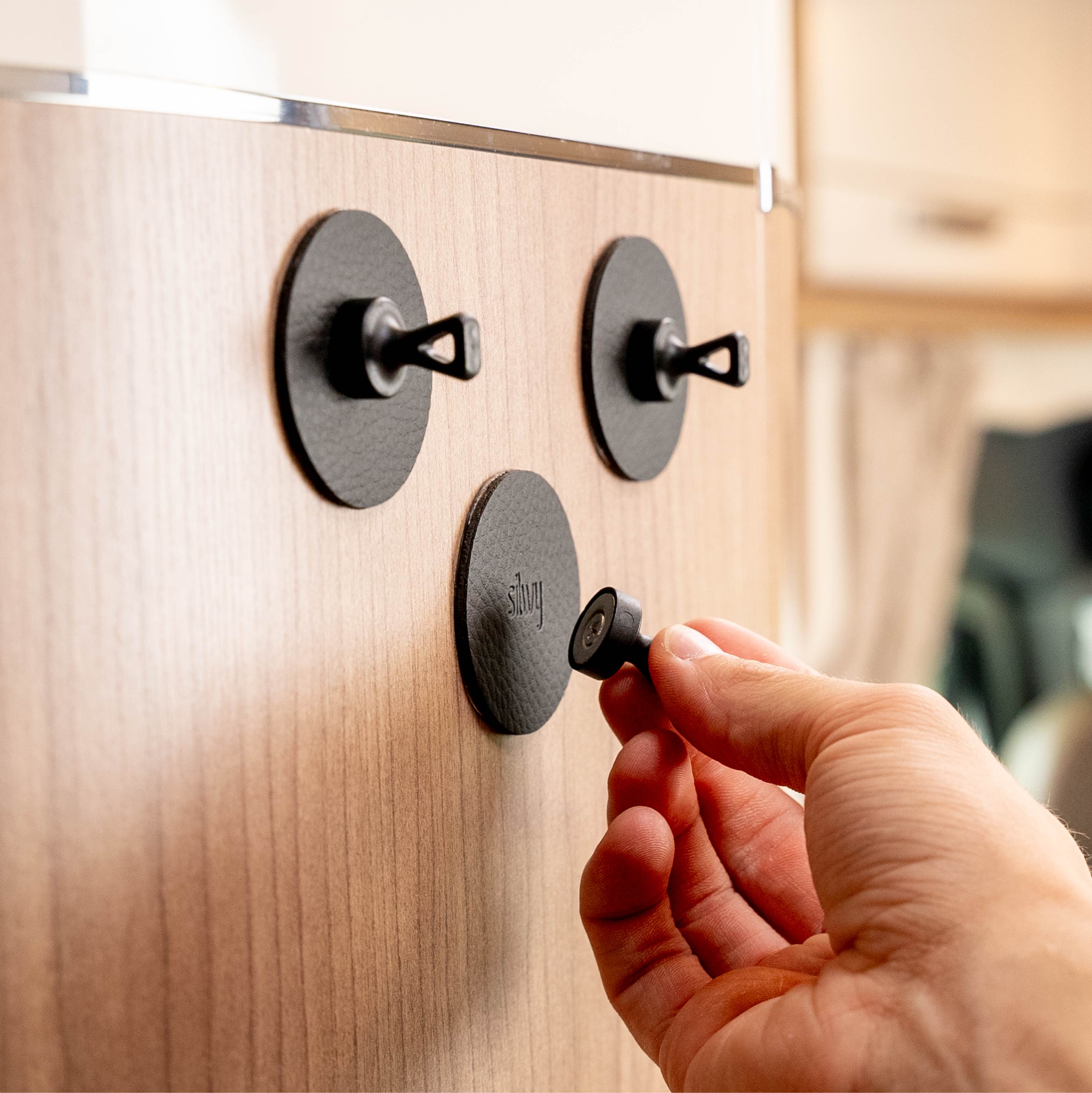 Strong Magnetic Pins with Flexible Pads - Black - Perfect for Whiteboards, Fridge Notes, and Office Organization