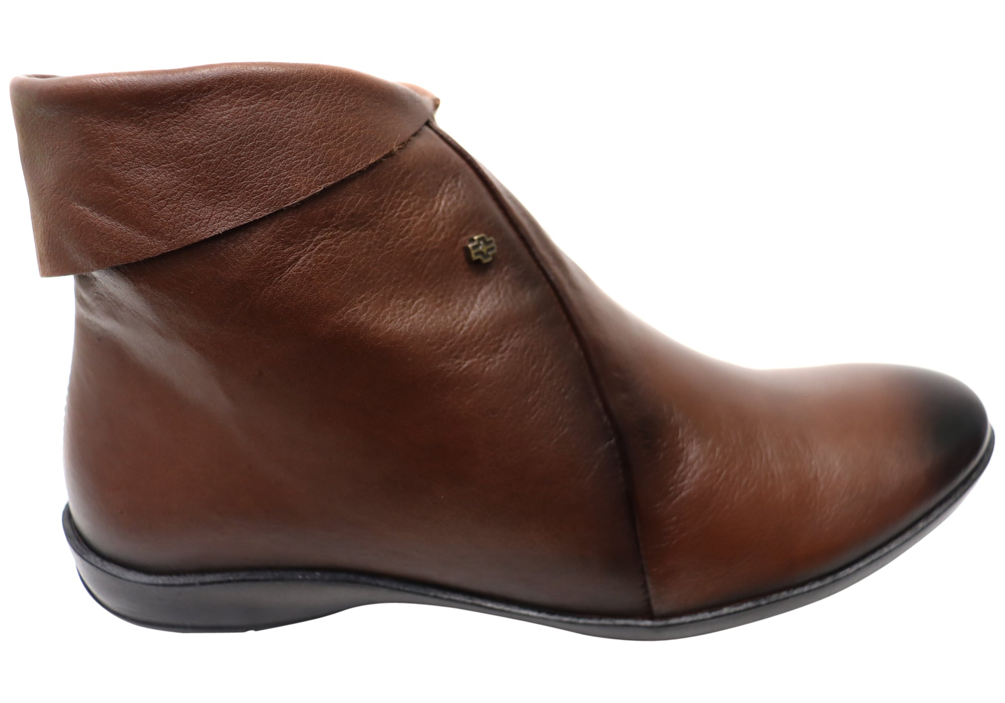 Perlatto Lotty Women's Comfortable Leather Ankle Boots - Made in Brazil - Stylish & Durable for Work, Travel & Everyday Wear