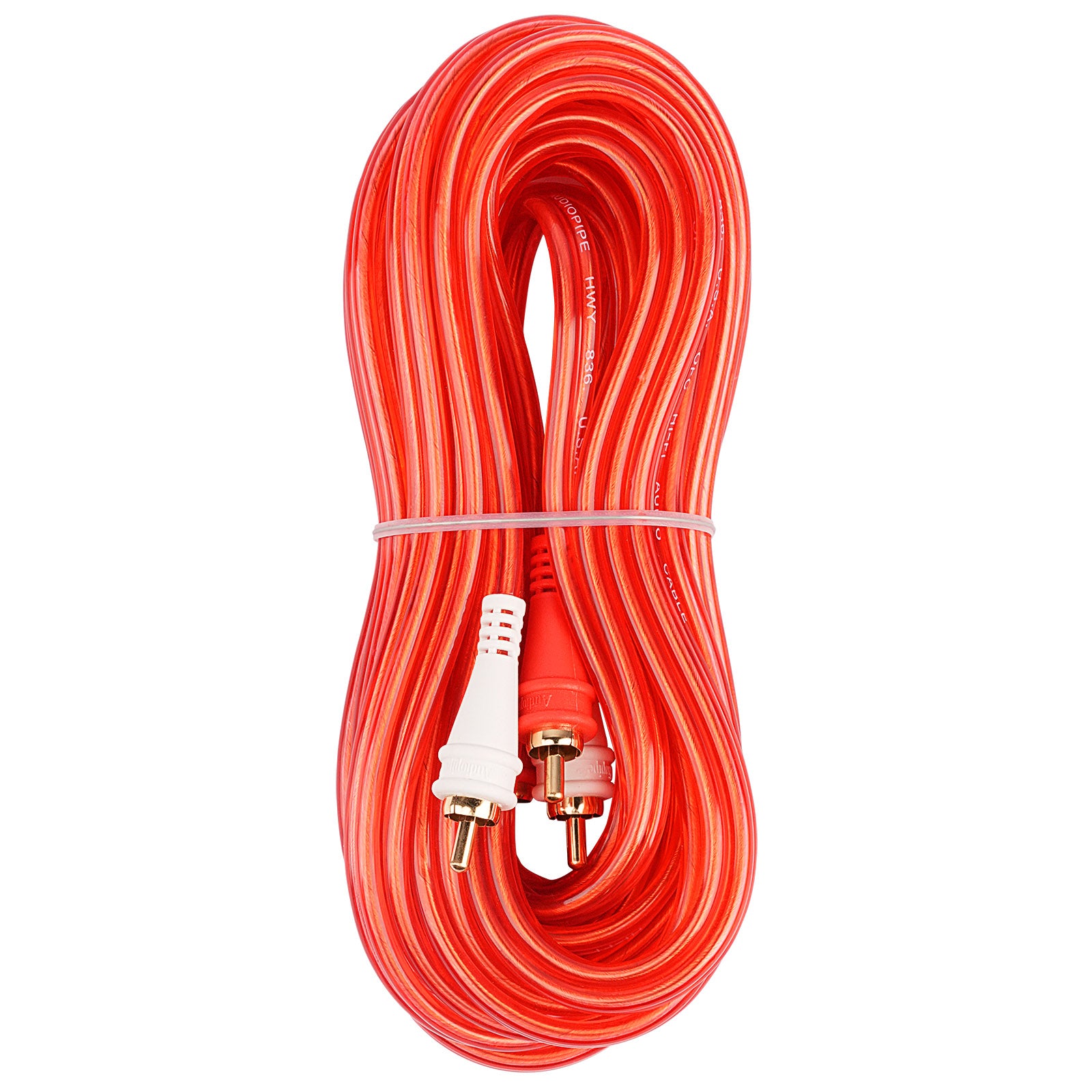20FT Oxygen-Free RCA Audio Cable - High-Quality Stereo Interconnect for Home Theater, Hi-Fi Systems & Gaming (BMV G 20) - Perfect for Surround Sound Setup & Audiophile Listening