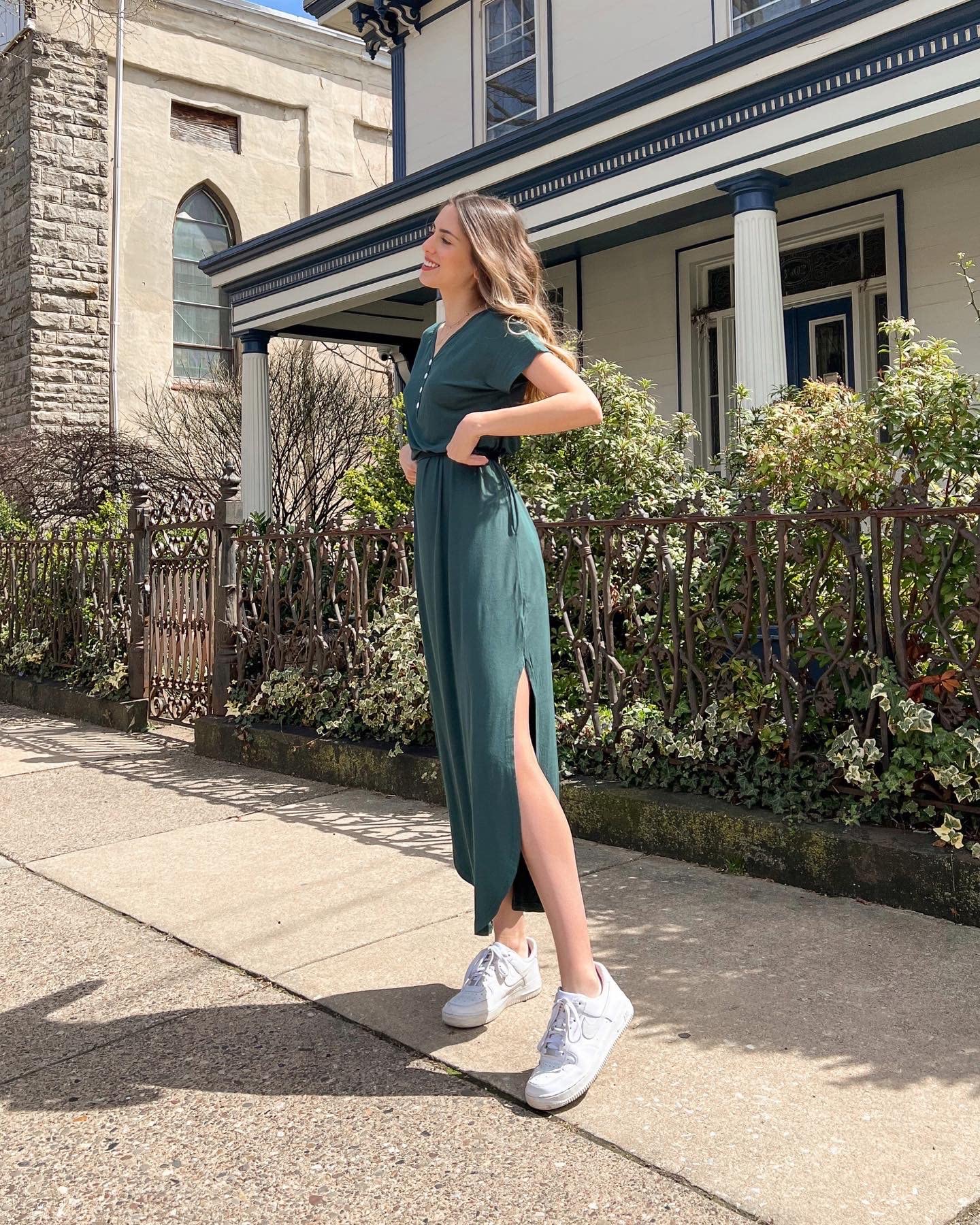 GRECERELLE Women's Casual Long Sleeveless Maxi Dress with Double Split - Perfect for Beach Vacations, Summer Outings, and Boho Chic Style