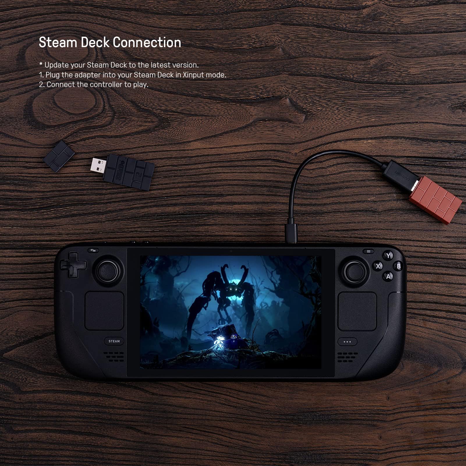 8Bitdo USB Wireless Adapter 2 for Windows, Mac & Raspberry Pi - Compatible with Xbox Series X/S, PS5/PS4/PS3 Controllers | Wireless Gaming Receiver with OTG Cable | Perfect for PC Gaming, Retro Gaming & Console Emulation