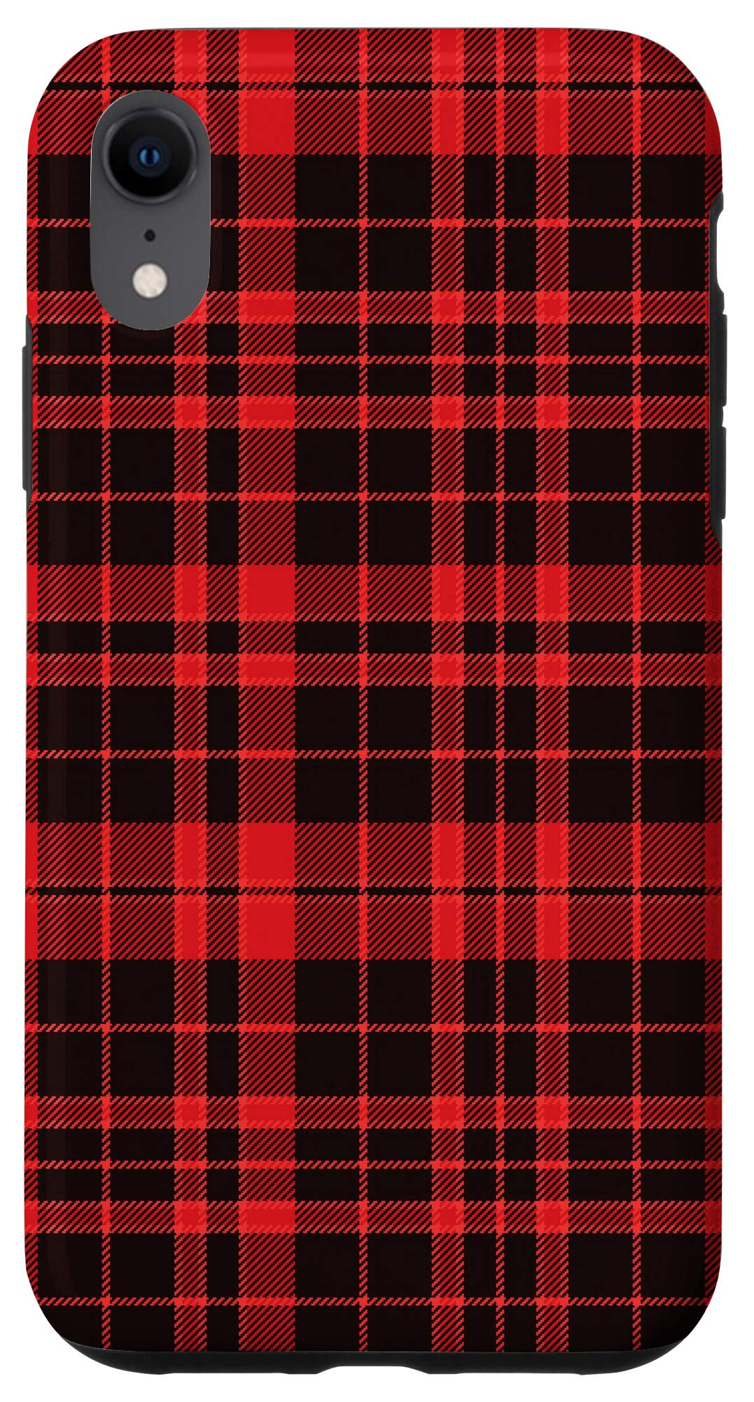 iPhone XR Plaid Phone Case - Stylish & Durable Plaid Print Cover for iPhone XR - Perfect for Everyday Use, Work & Travel