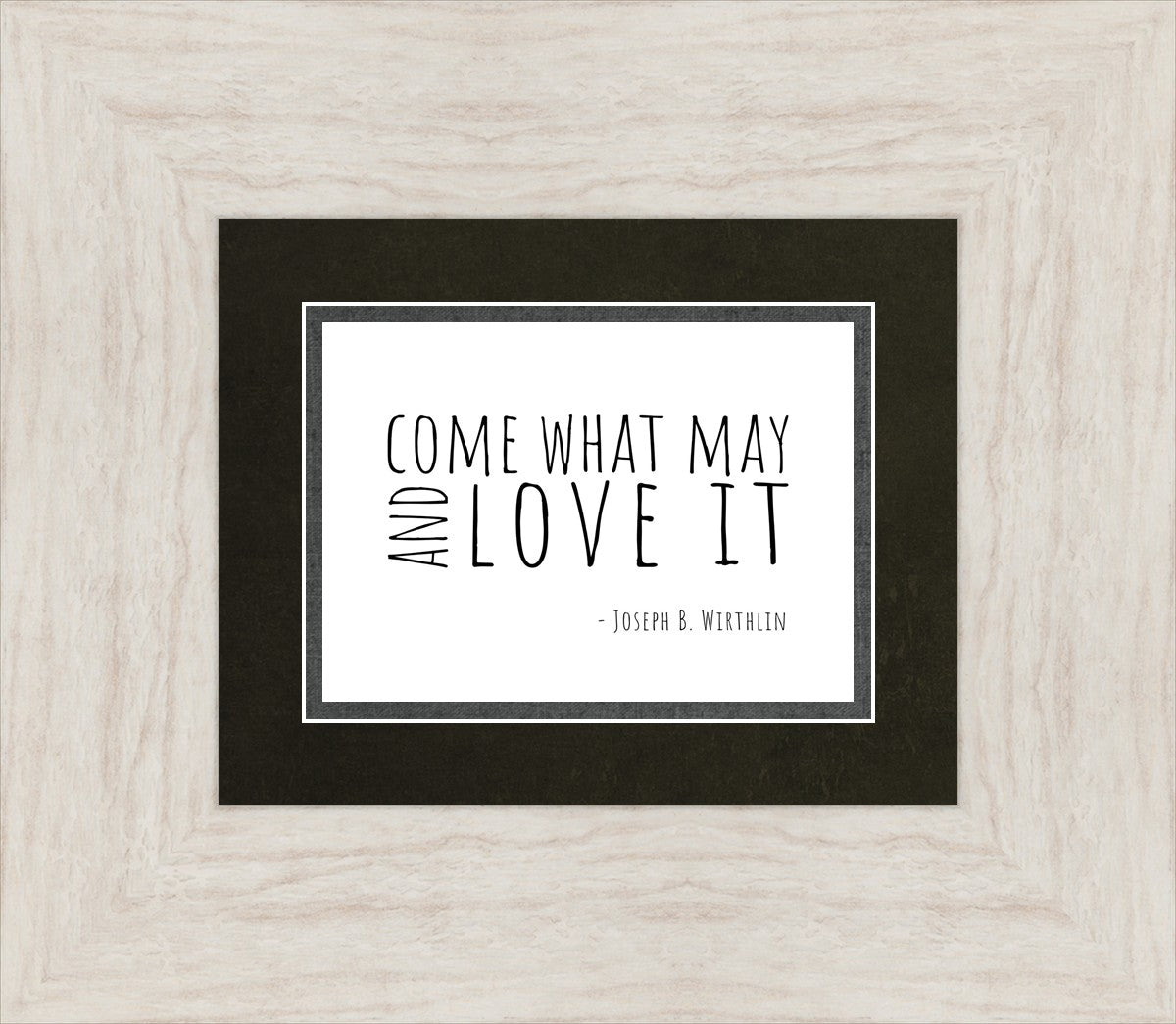Come What May By Paige Tilly - Inspirational Wall Art Decor for Home, Office & Gift Giving | Motivational Quote Print for Living Room, Bedroom & Workspace
