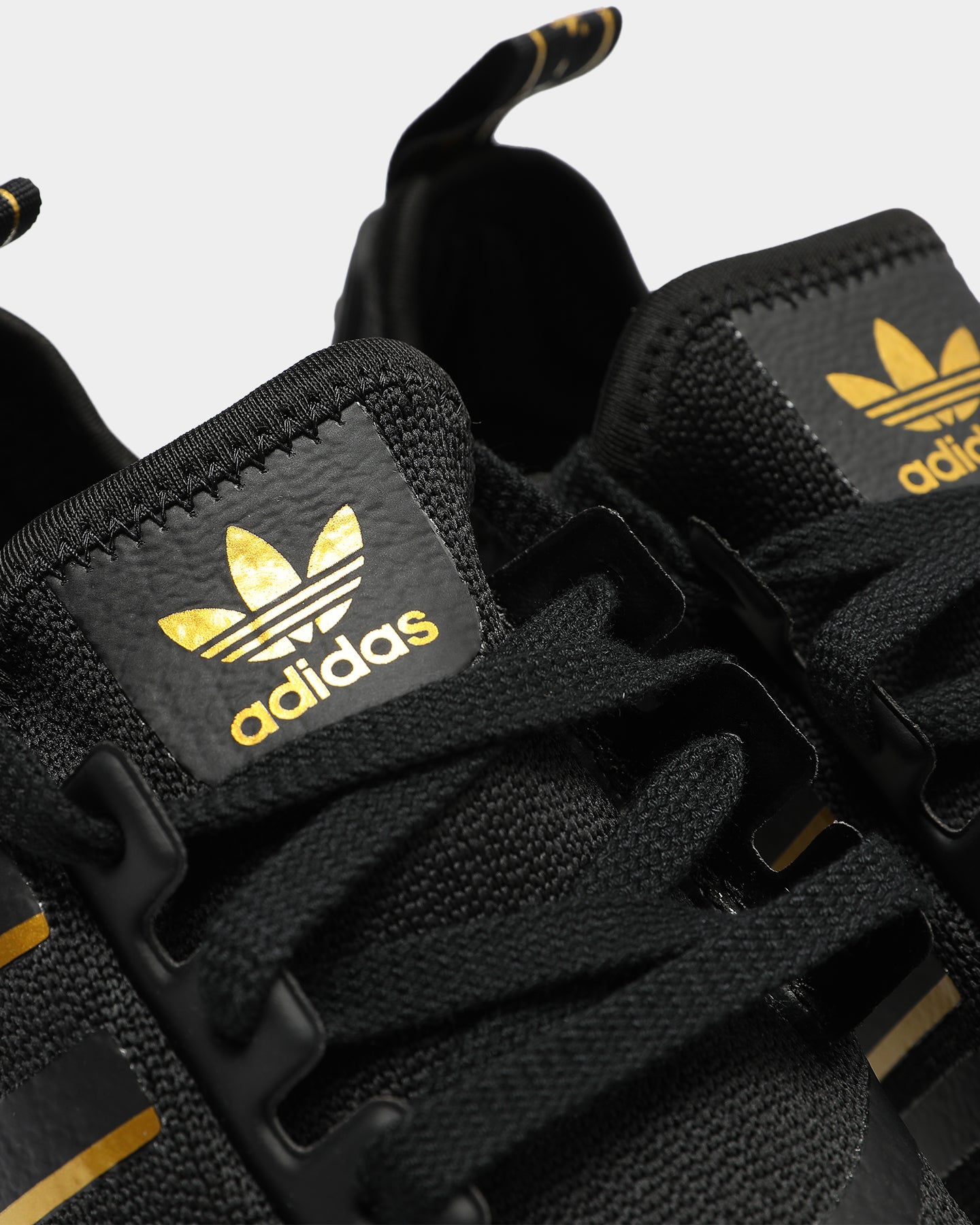 Adidas Women's NMD_R1 Running Shoes - Black/Gold/White Sneakers for Women | Lightweight Comfortable Athletic Shoes for Gym, Jogging & Casual Wear