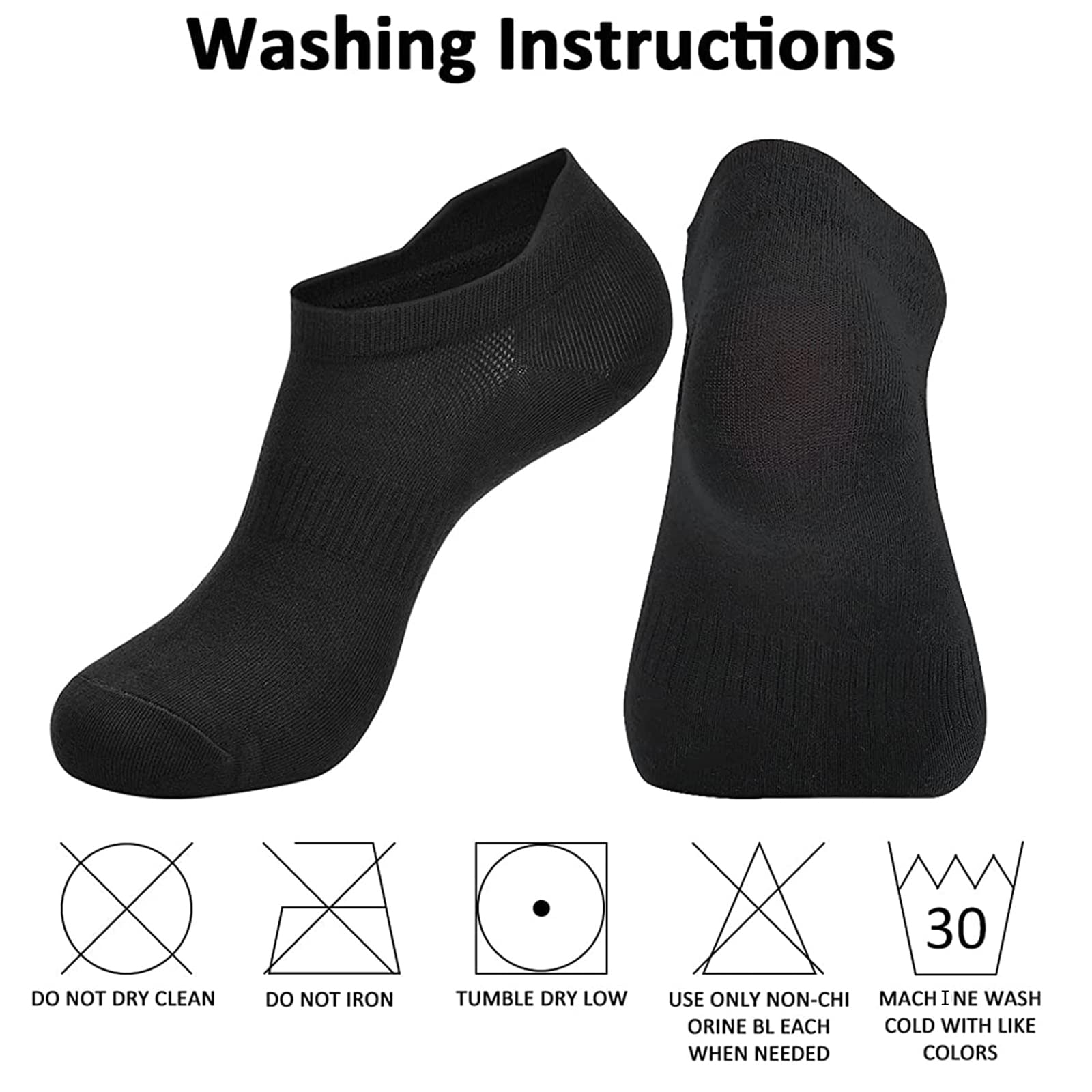 Brookhaus Women's Ankle Running Socks 6/10 Pairs - Low Cut Breathable Cotton No-Show Athletic Socks with Tab for Running, Gym, Yoga & Everyday Wear - Perfect for Sports, Workouts & Casual Outfits