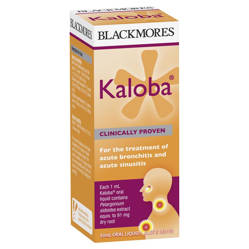 Blackmores Kaloba Liquid Herbal Supplement for Immune Support & Respiratory Health - Natural Cold & Flu Relief for Adults & Kids