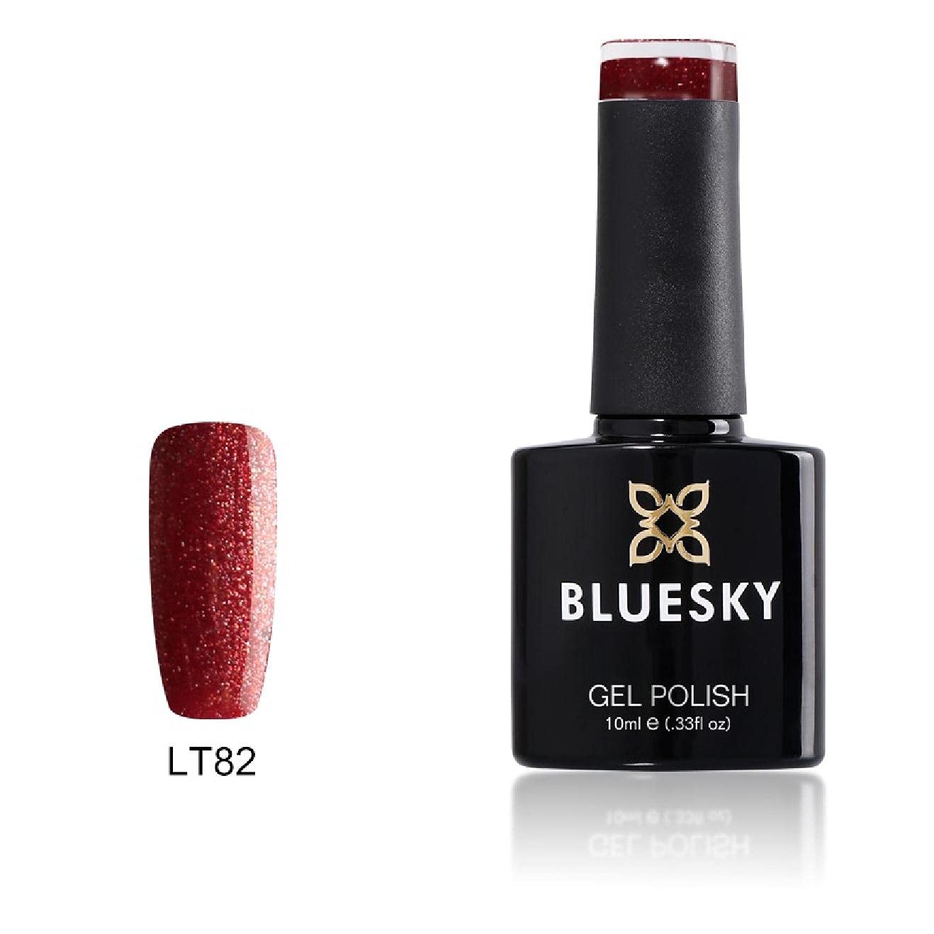 Bluesky Gel Nail Polish - Long Lasting & Chip Resistant Nail Lacquer (10ml, Shade Lt82) - UV/LED Lamp Required for Curing - Perfect for Salon Quality Manicures at Home