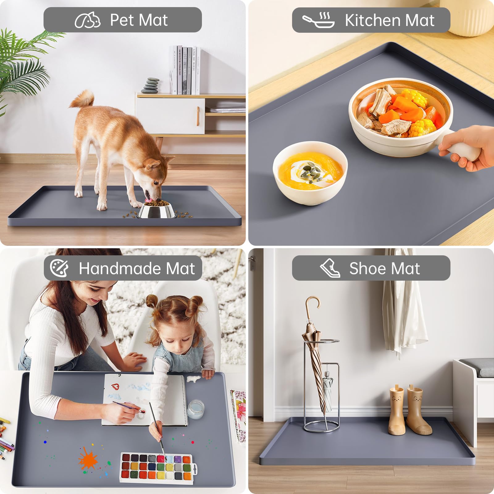 FLATO Waterproof Under Sink Mat 34