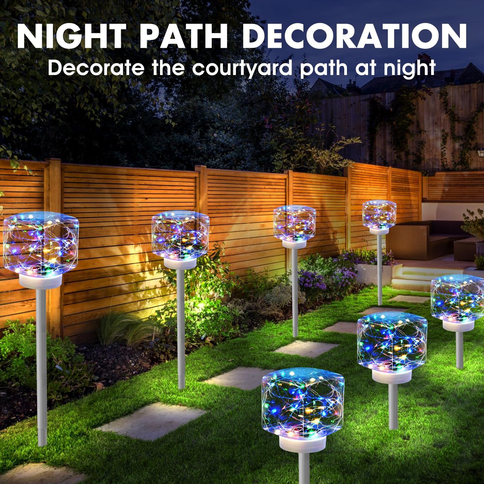 Solar Pool Lights - 2PCS, IP68 Waterproof LED Floating Lights for Swimming Pools & Ponds | Outdoor Decor