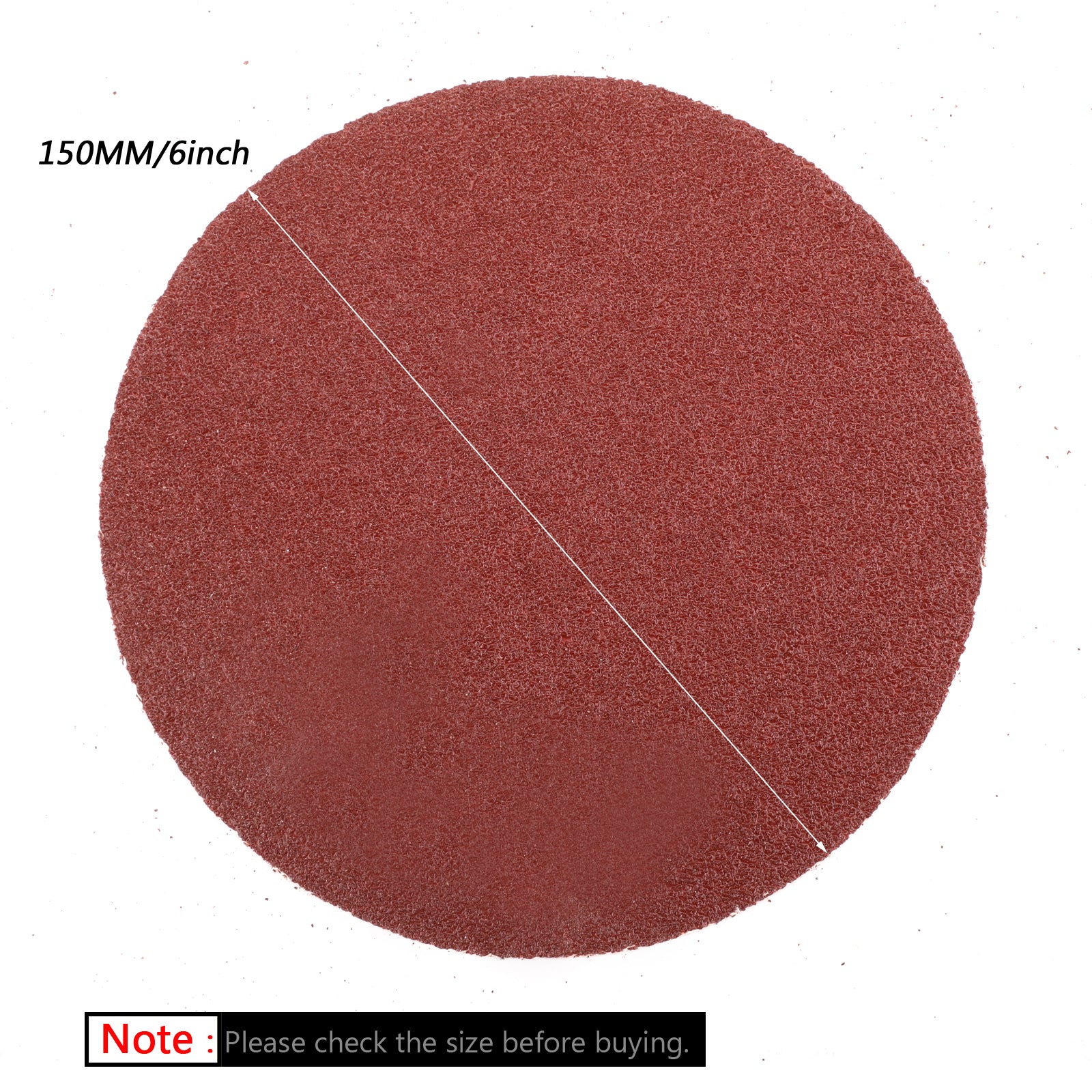 100PCS 6-Inch Hook & Loop Sanding Discs, 40-2000 Grit Sandpaper Sheets for Woodworking, Metal Polishing & Automotive Sanding - Multi-Purpose Abrasive Discs for Orbital Sanders