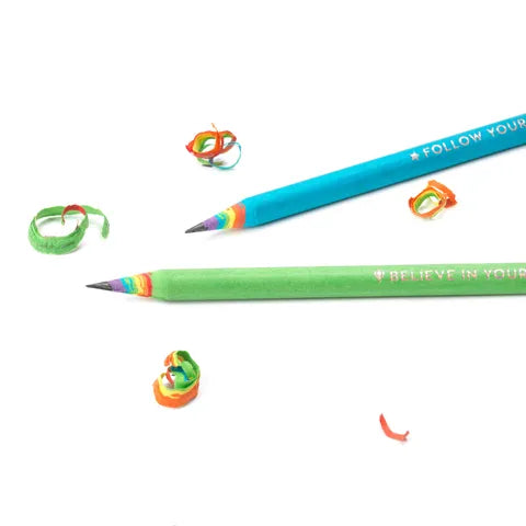 Legami Eco-Friendly Set of 6 HB Pencils - Made from 100% Recycled Paper for School, Office & Art Drawing