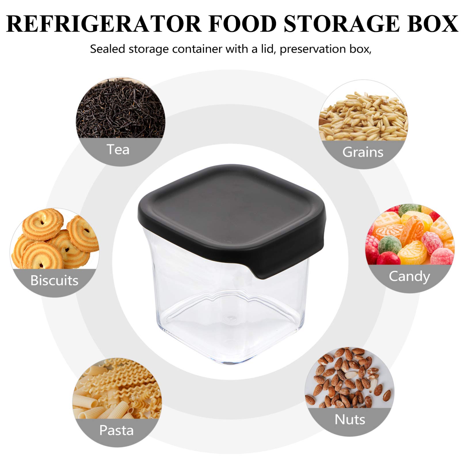 2-Pack Airtight Food Storage Containers with Lids - BPA-Free Kitchen & Pantry Organization Jars for Dry Food, Spices, Coffee, Tea - Ideal for Home, Office & Meal Prep