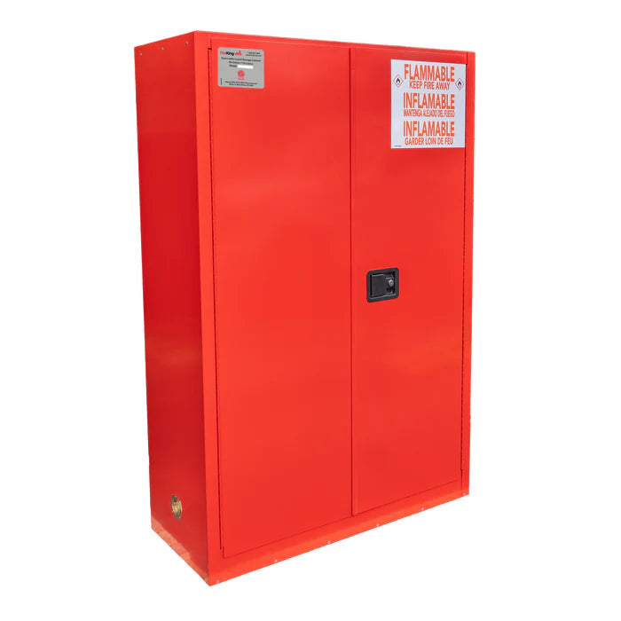 FireKing Flammable Safety Cabinets - 45 & 60 Gallon Sizes - UL/ULC, OSHA, NFPA, ANSI Compliant - Ideal for Chemical Storage in Warehouses, Labs & Industrial Facilities