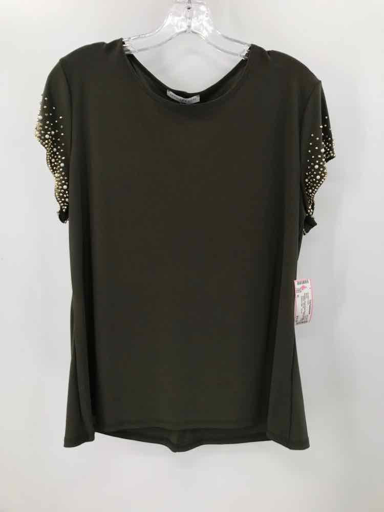 Vintage Annalee + Hope Green Blouse Women's Size XL - Eco-Friendly Pre-Owned Top for Work, Casual Wear & Sustainable Fashion