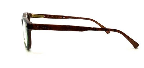 Gucci GG 1046O 006 Brown Rectangle Unisex Eyeglasses - Classic Designer Optical Frames for Men & Women - Perfect for Work, Reading & Fashion Accessories