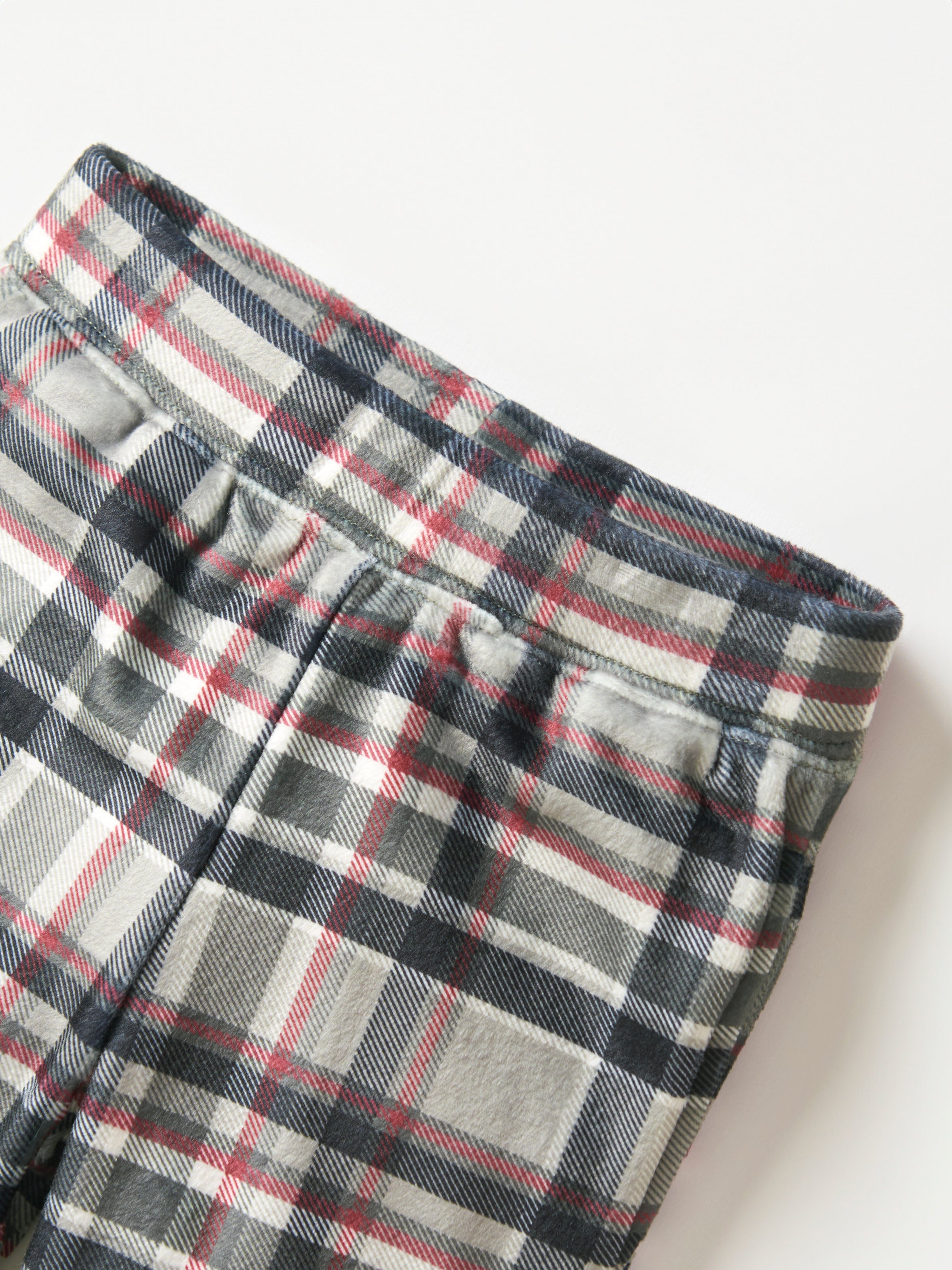 LB x Baby Breez Long Sleeve 2-Piece Plaid Pajama Set for Boys & Girls - Soft & Cozy Sleepwear for Winter Nights & Family Matching Outfits