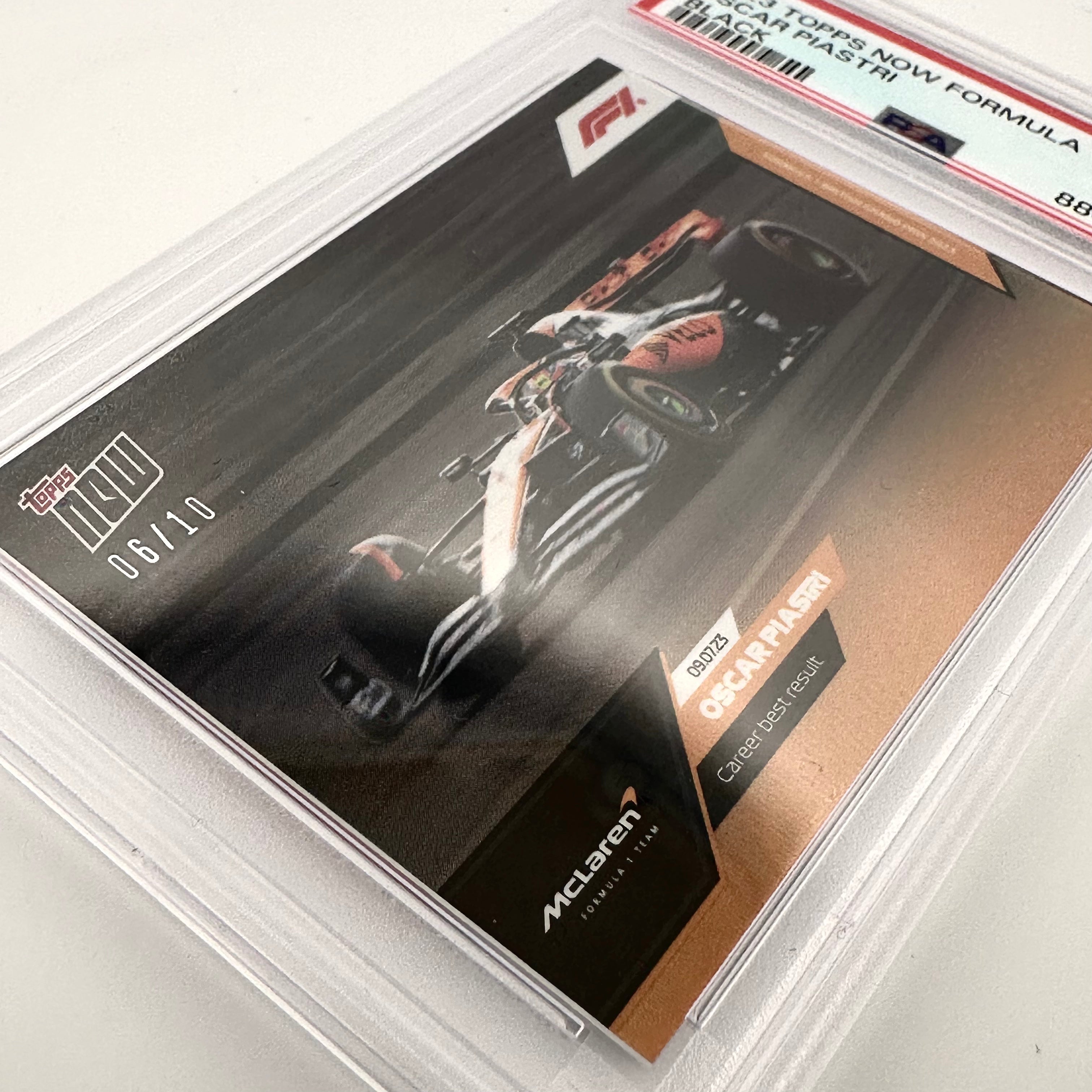 2023 Topps Now Oscar Piastri #29 Black PSA 9 - Rare Collectible Trading Card for Sports Memorabilia & F1 Racing Fans