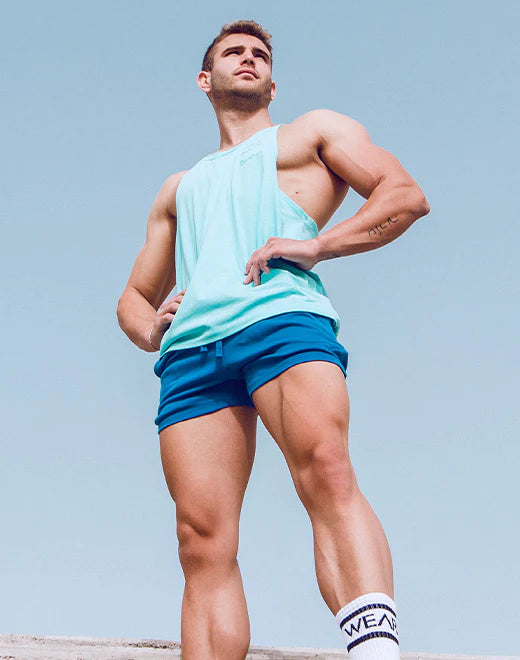 Supawear Men's 4-Pack Cotton Jersey Shorts - Soft Breathable Casual Shorts for Summer, Gym, Lounge & Outdoor Activities