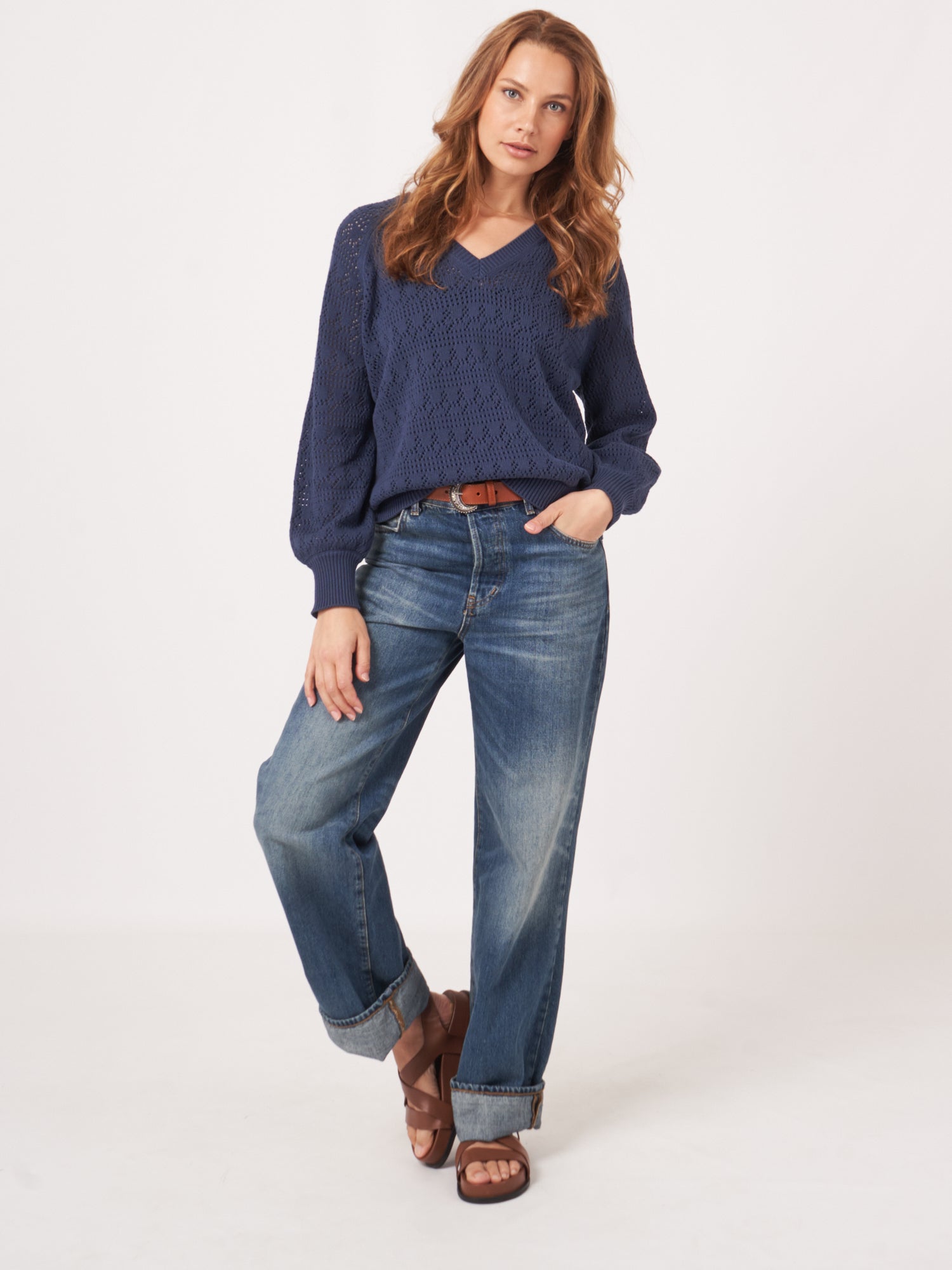 Cozy Knitted Pullover Sweater for Women - Soft Long Sleeve Winter Warm Casual Tops - Perfect for Cold Weather, Office Wear & Weekend Outfits
