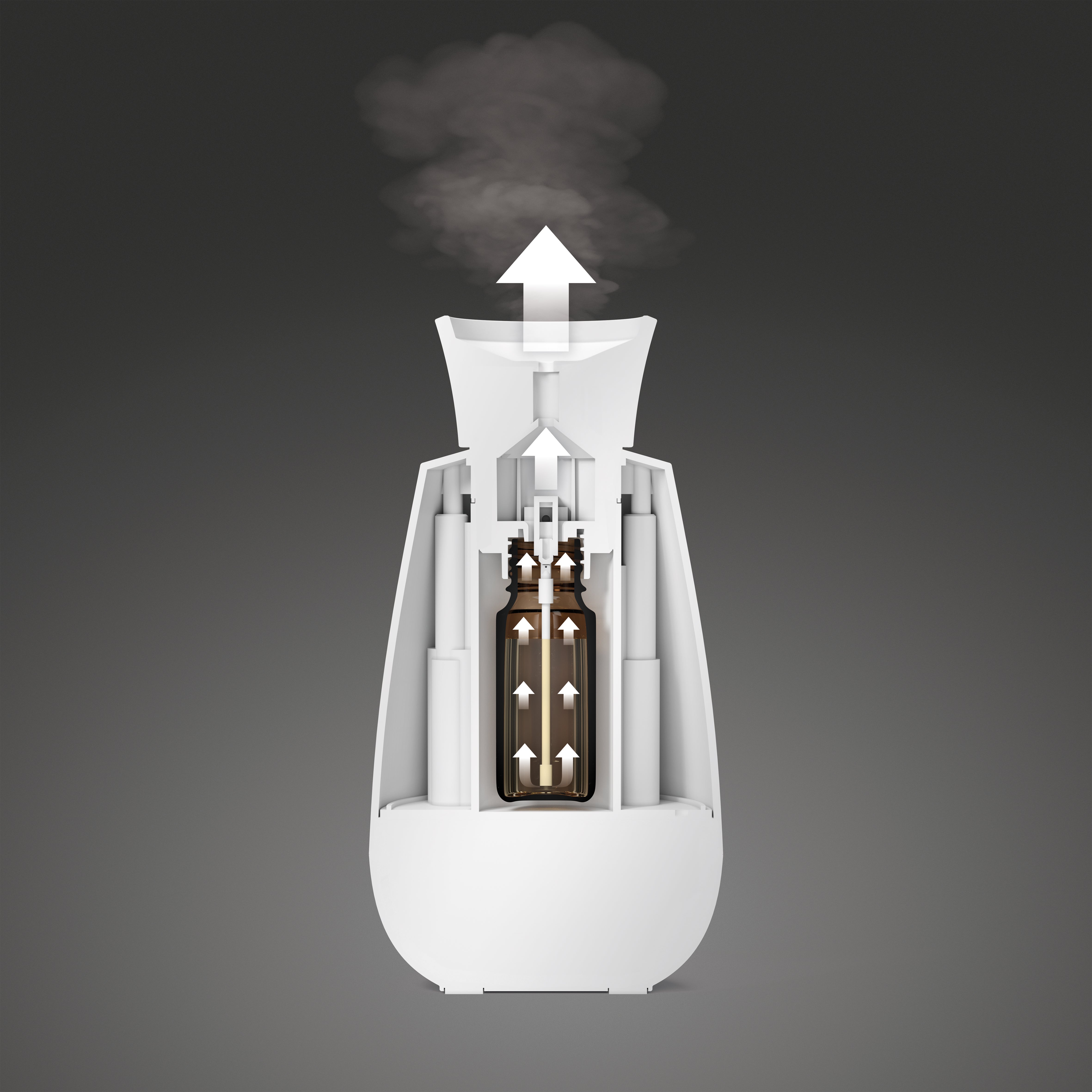 ELLA Essential Oil Diffuser - Ultrasonic Aromatherapy Humidifier for Home, Office & Spa - Quiet, Auto Shut-Off, 7 Color LED Lights - Perfect for Relaxation, Yoga & Sleep Therapy